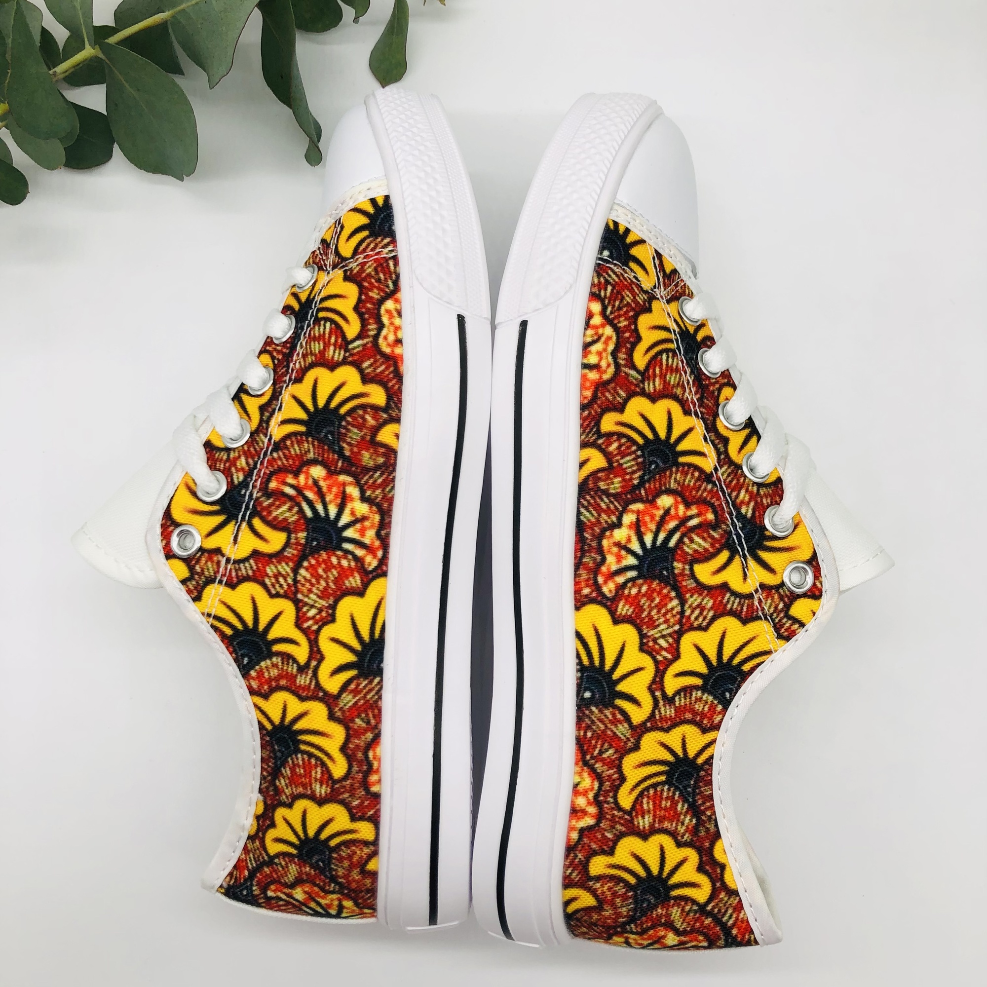 Motomoto African Print Canvas shoes - Image 5