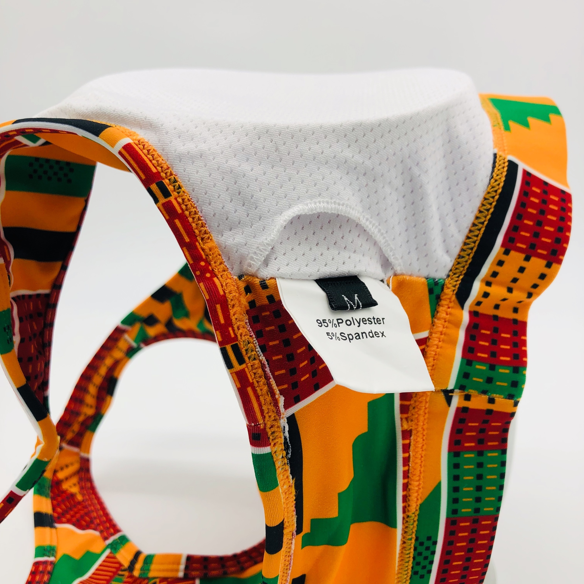 Kente 2-piece High Waist Fitness Leggings and Sports Bra Set - Image 3