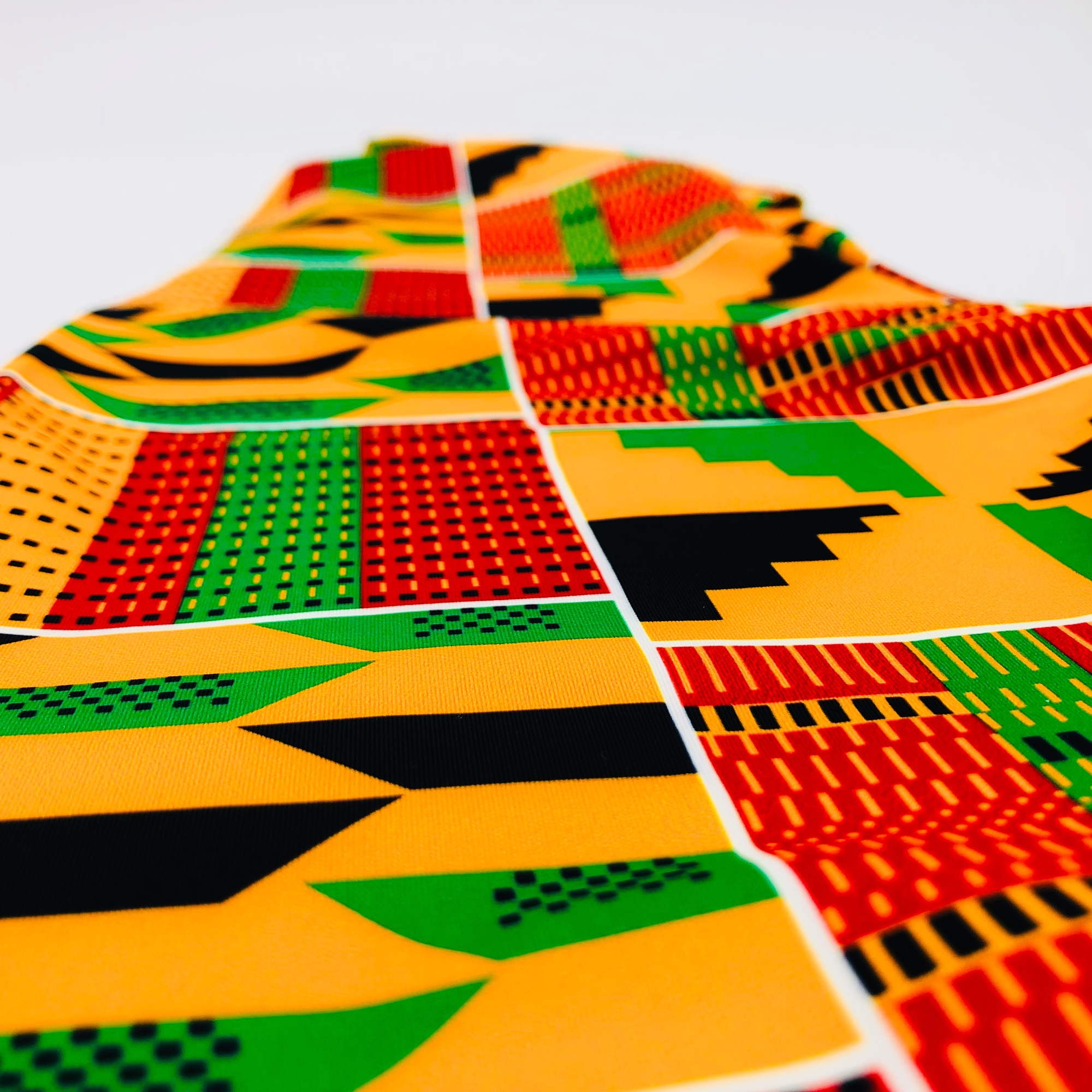 Kente 2-piece High Waist Fitness Leggings and Sports Bra Set - Image 19