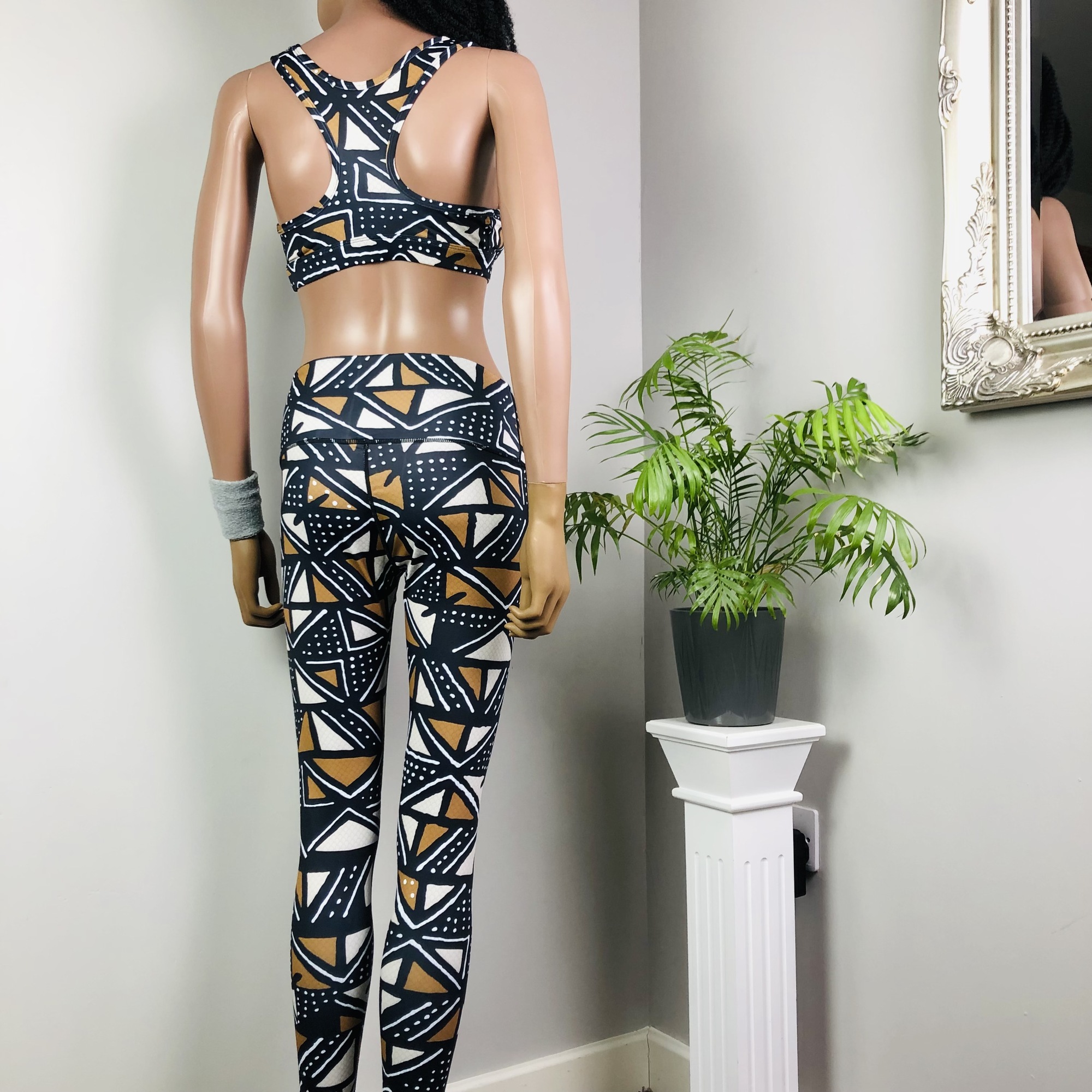 Matombo 2-piece High Waist Fitness Leggings and Sports Bra Set - Image 7