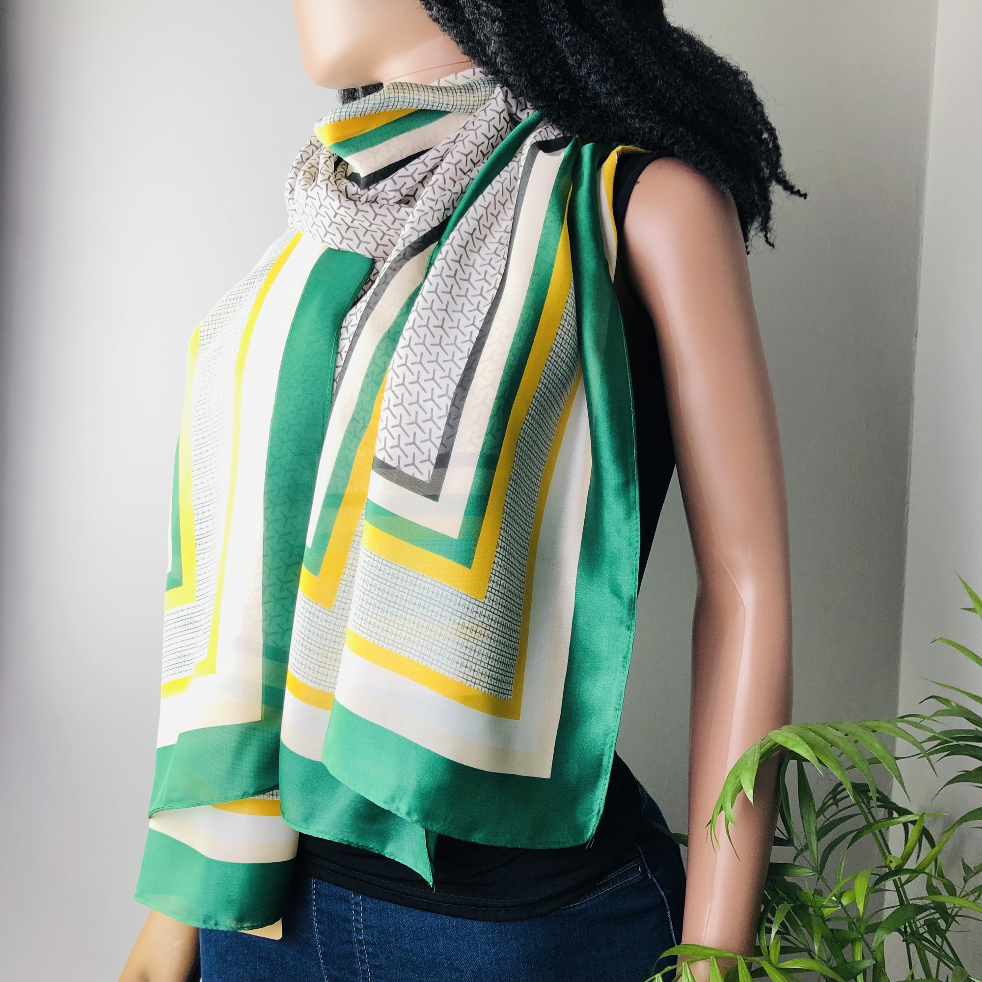 Remani and Lime Vibes Jumbo Scarf - Image 6