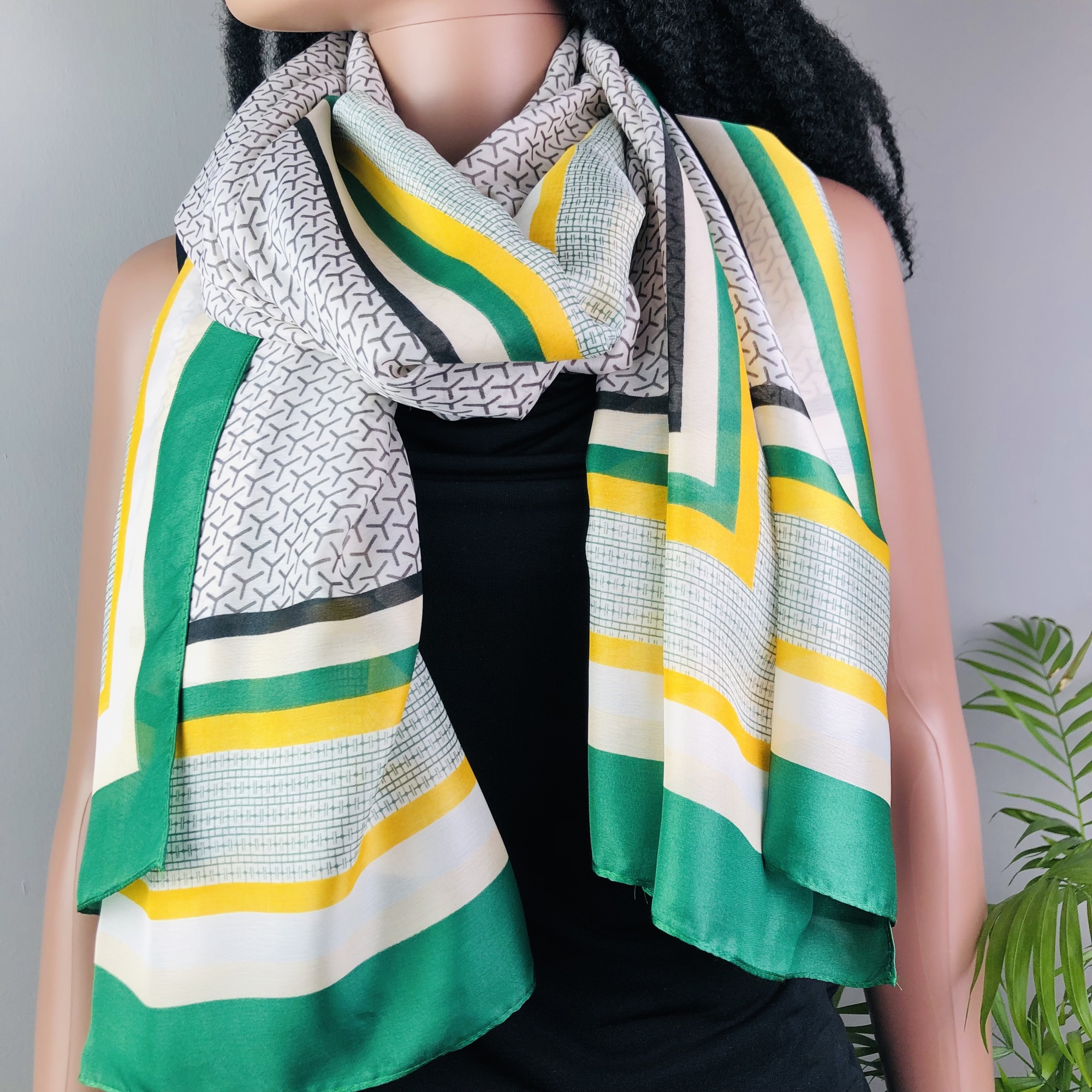 Remani and Lime Vibes Jumbo Scarf - Image 5