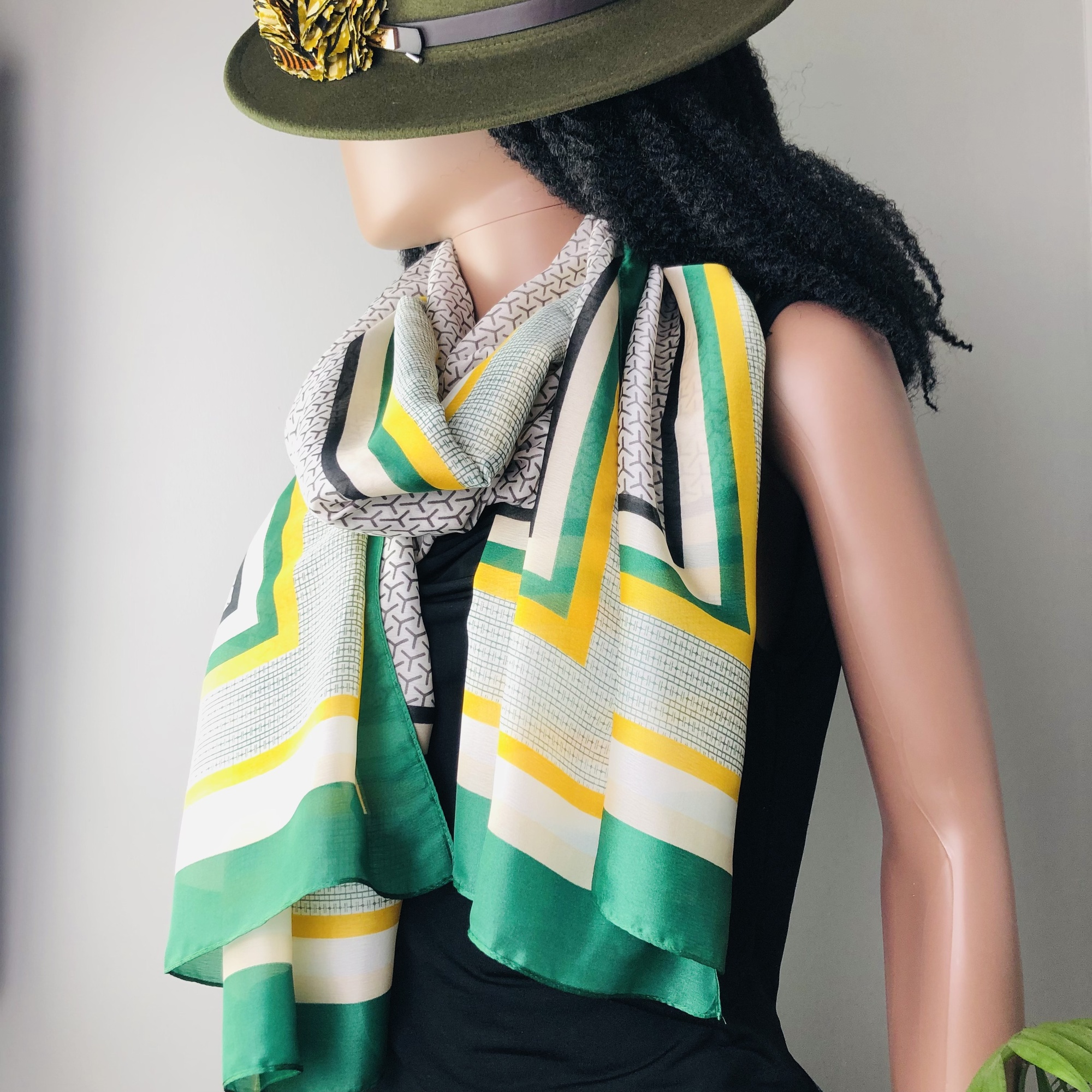 Remani and Lime Vibes Jumbo Scarf