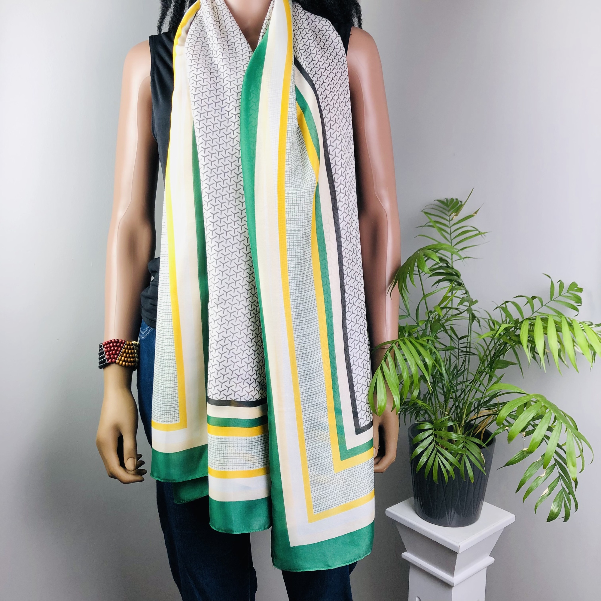 Remani and Lime Vibes Jumbo Scarf - Image 9
