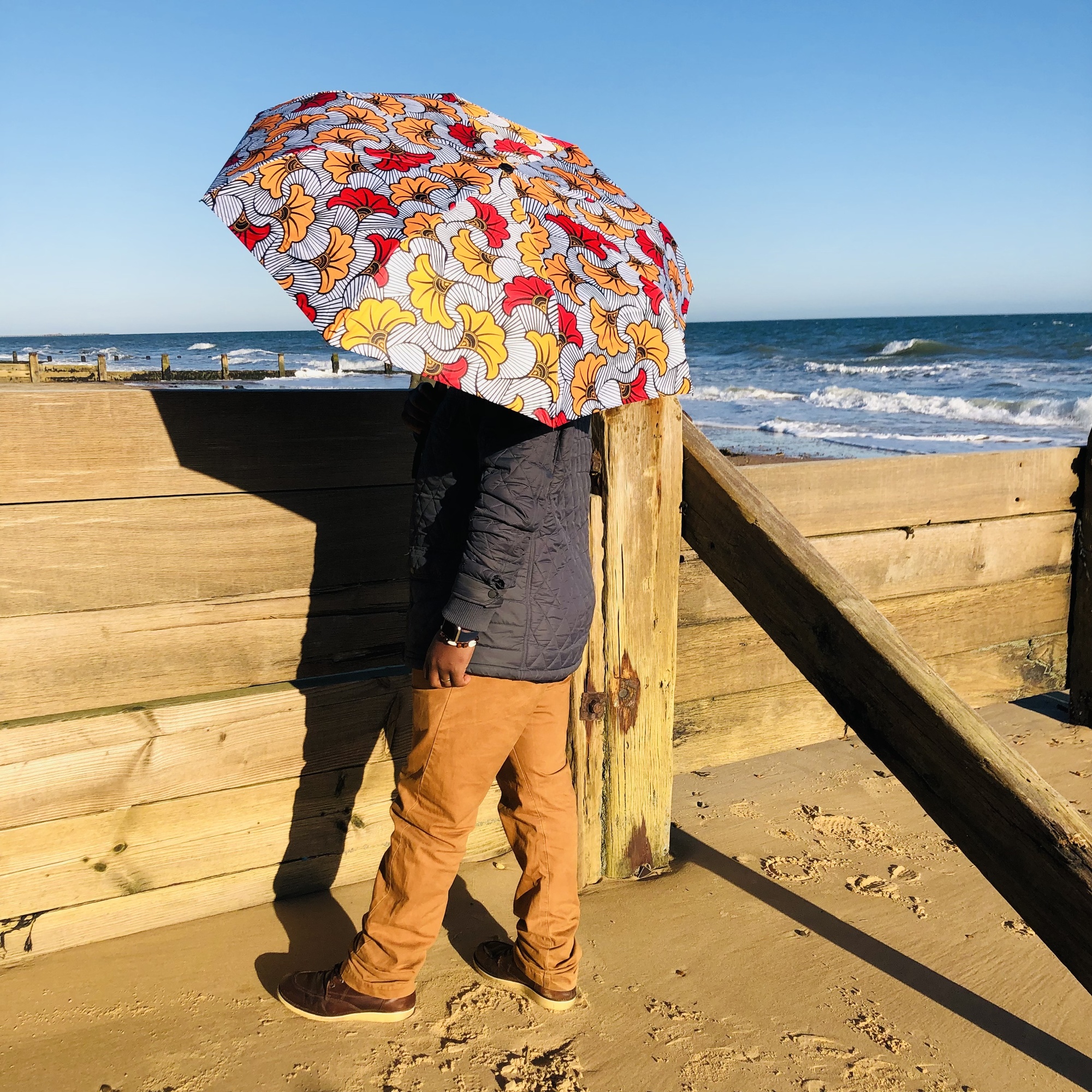 Kajongwe African Print Umbrella - Image 3