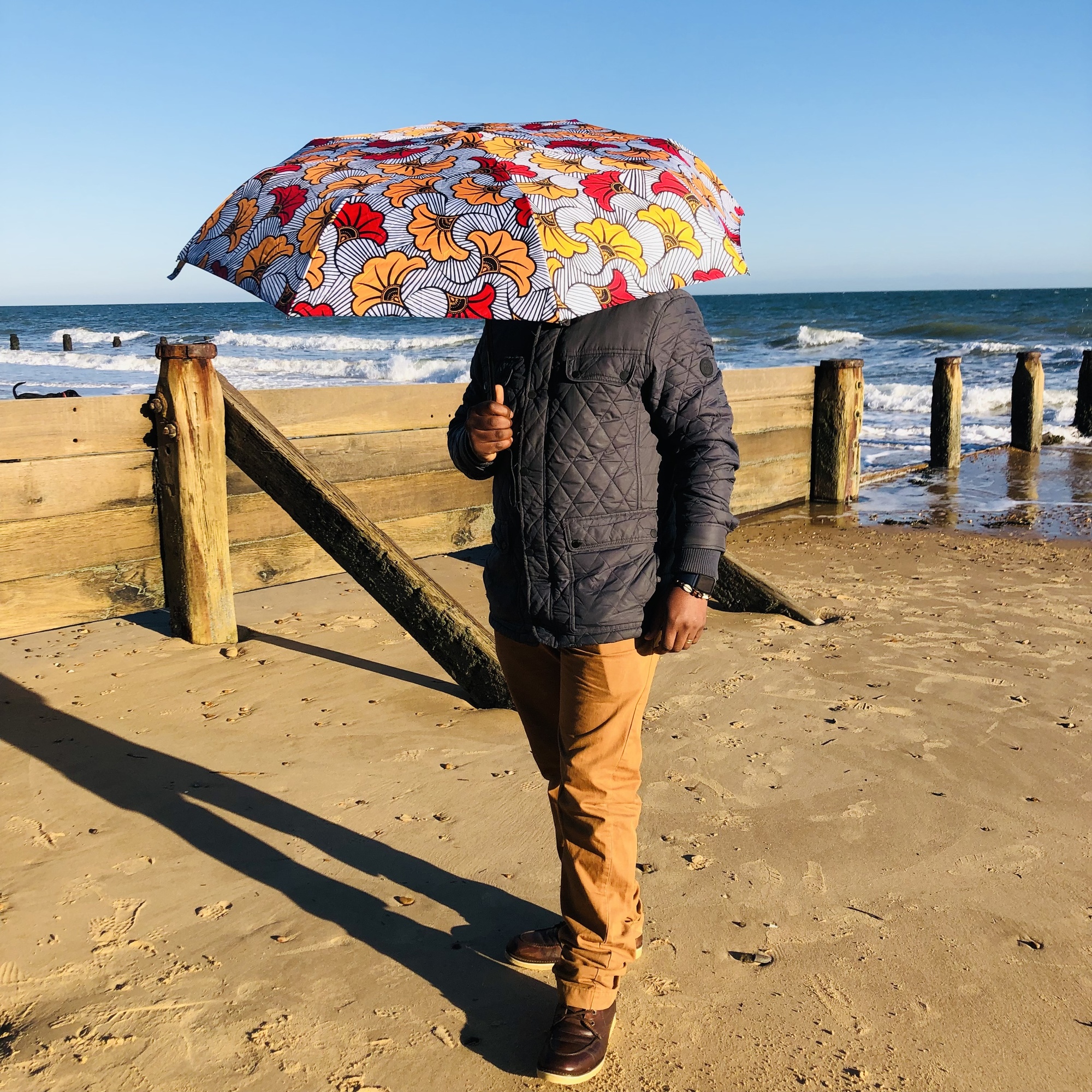 Kajongwe African Print Umbrella - Image 4