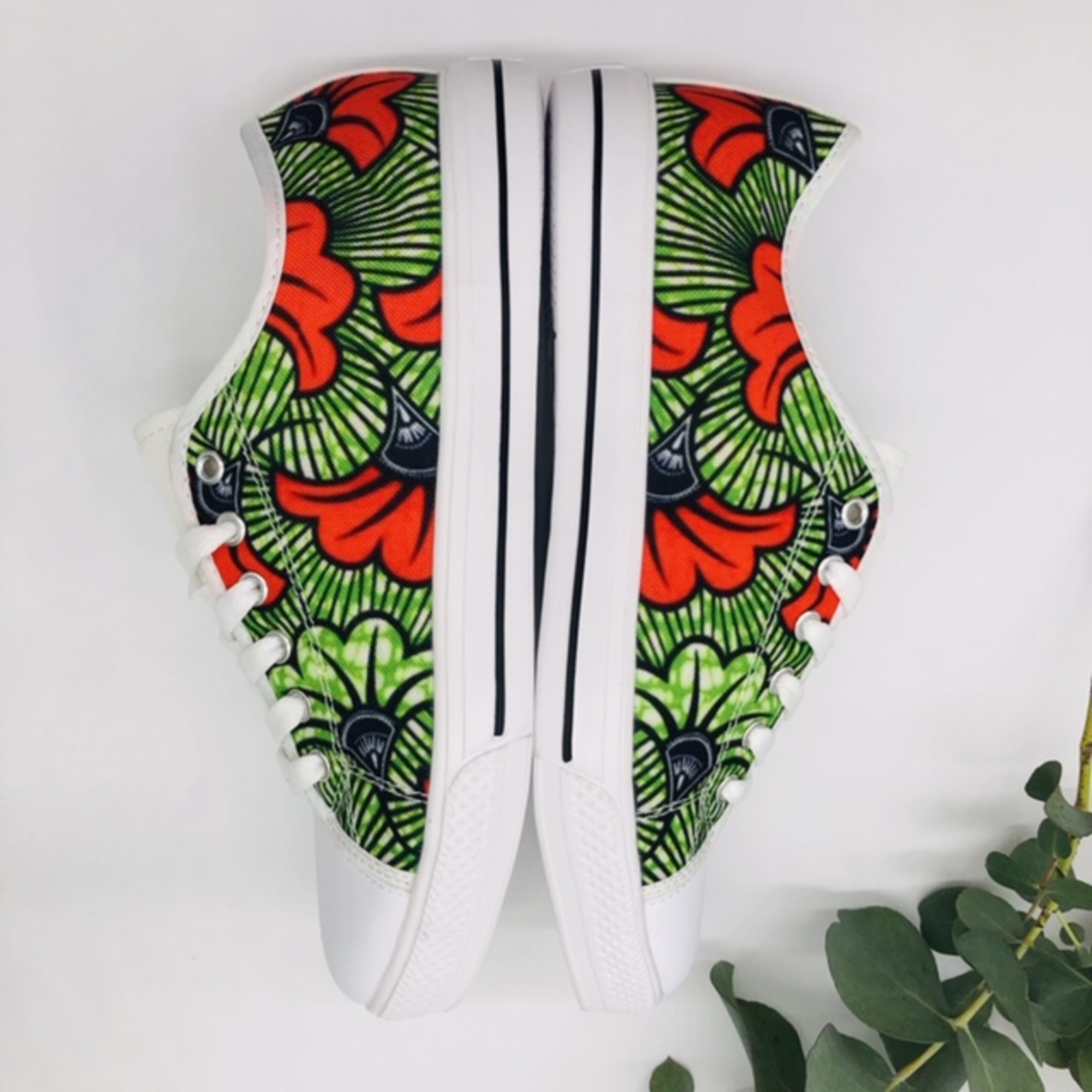 Kajongwe African Print Canvas shoes - Image 4