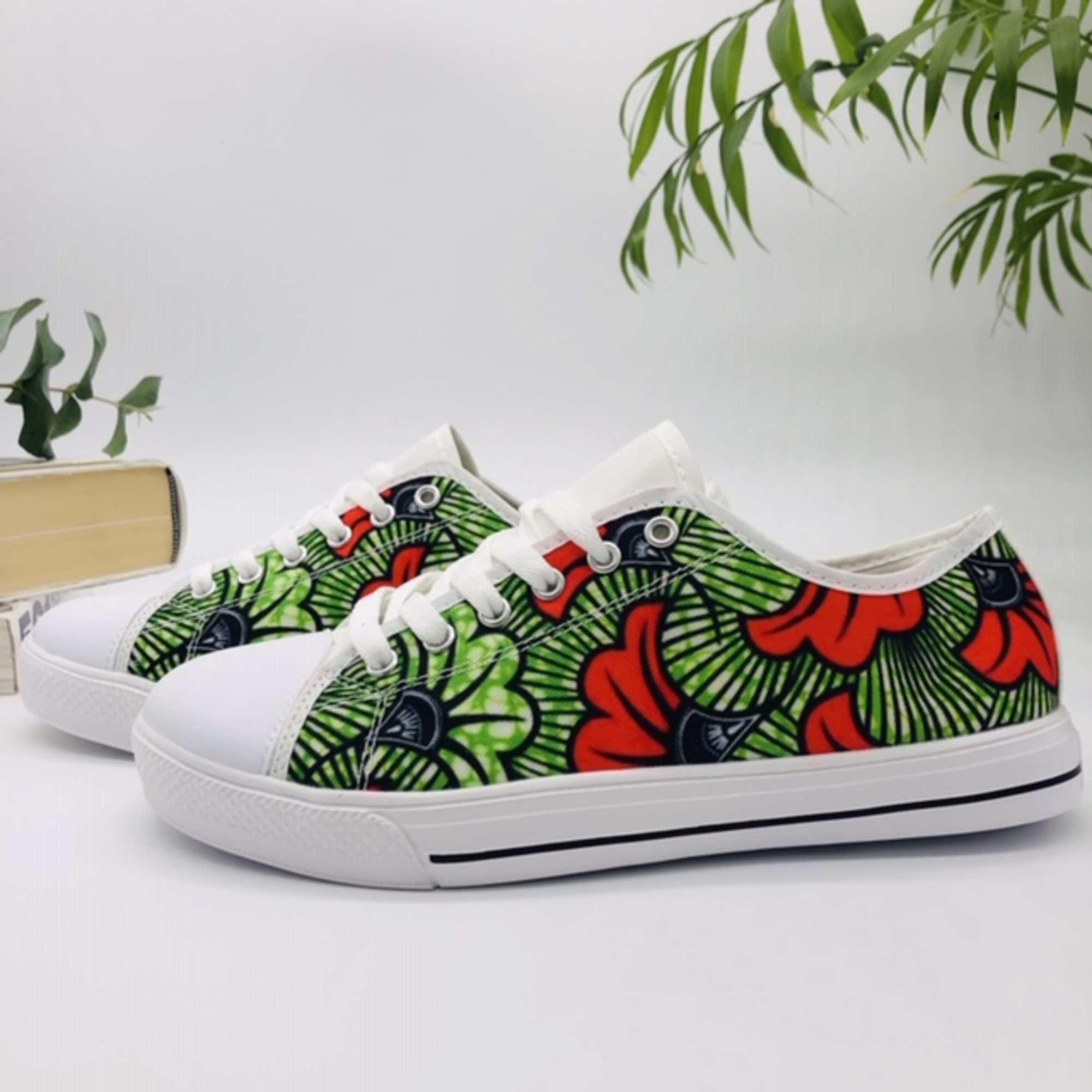 Kajongwe African Print Canvas shoes - Image 8