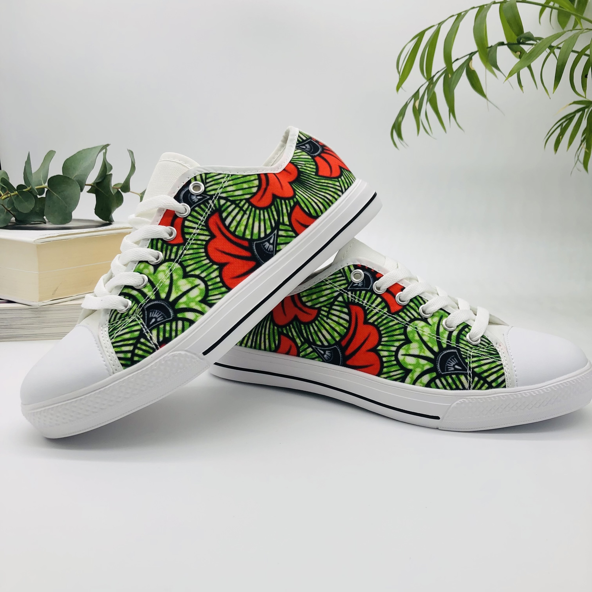 Kajongwe African Print Canvas shoes - Image 7