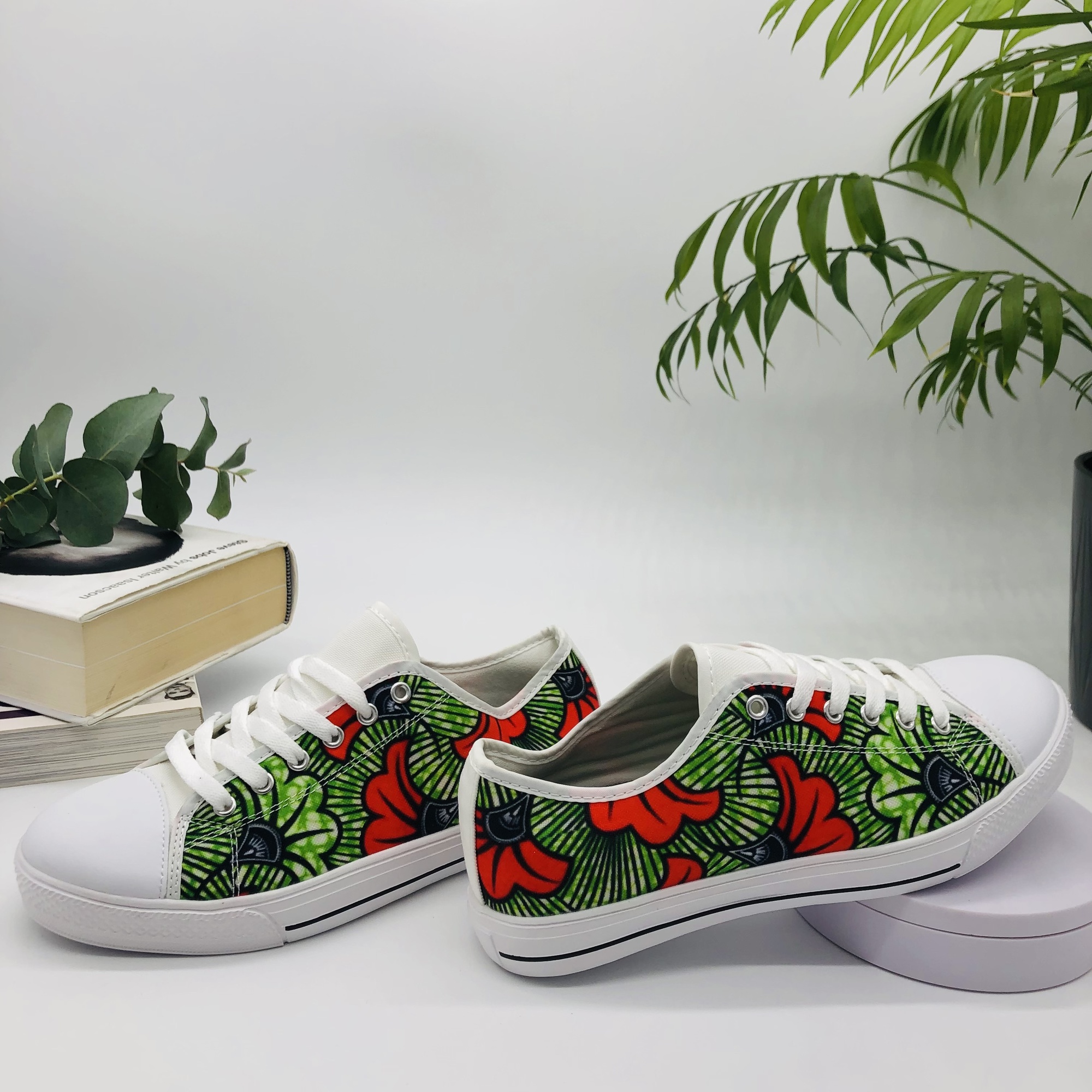 Kajongwe African Print Canvas shoes - Image 6