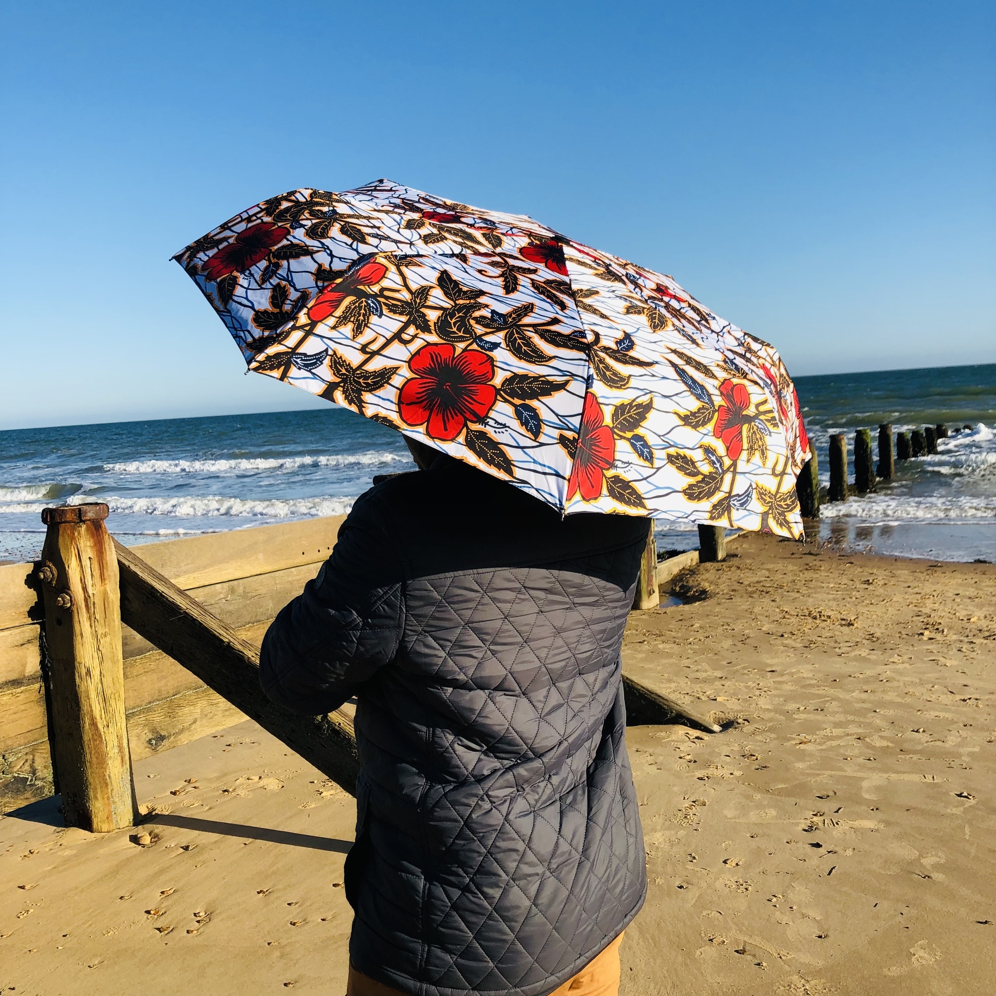 Mashizha African Print Umbrella - Image 3