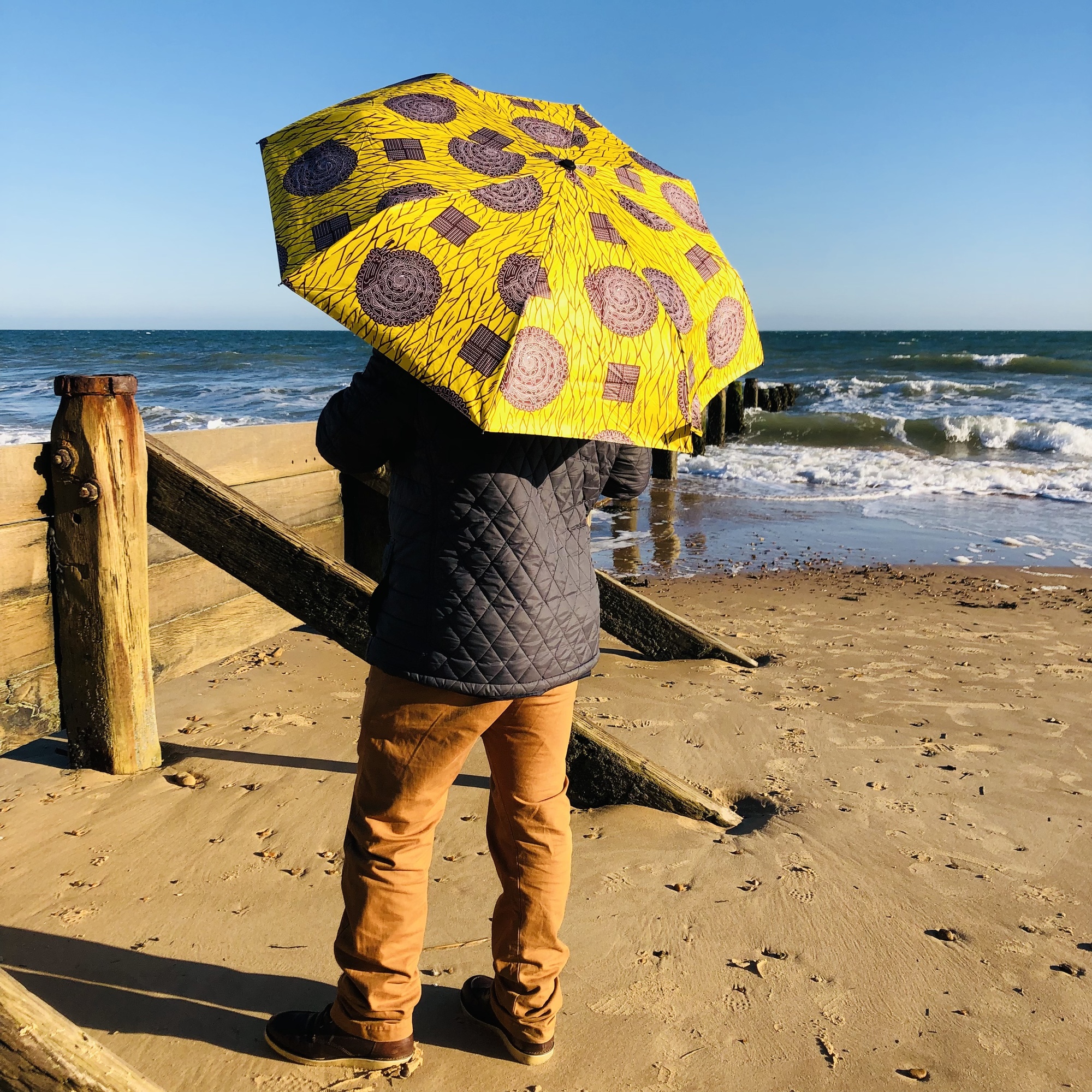 Zuva African Print Umbrella - Image 7
