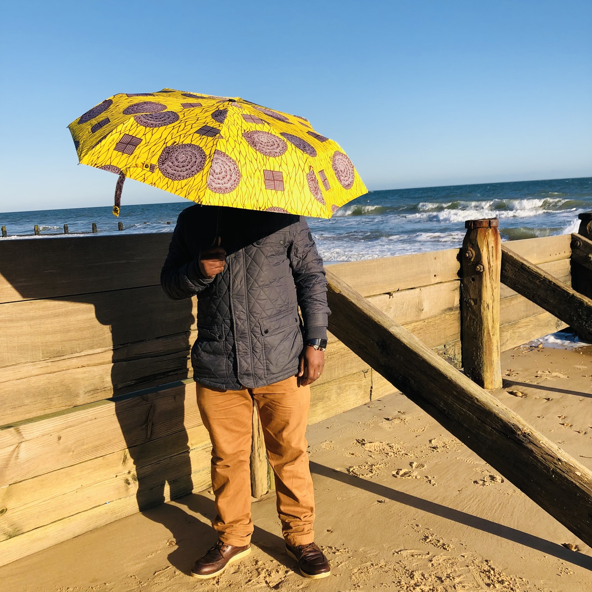 Zuva African Print Umbrella - Image 8