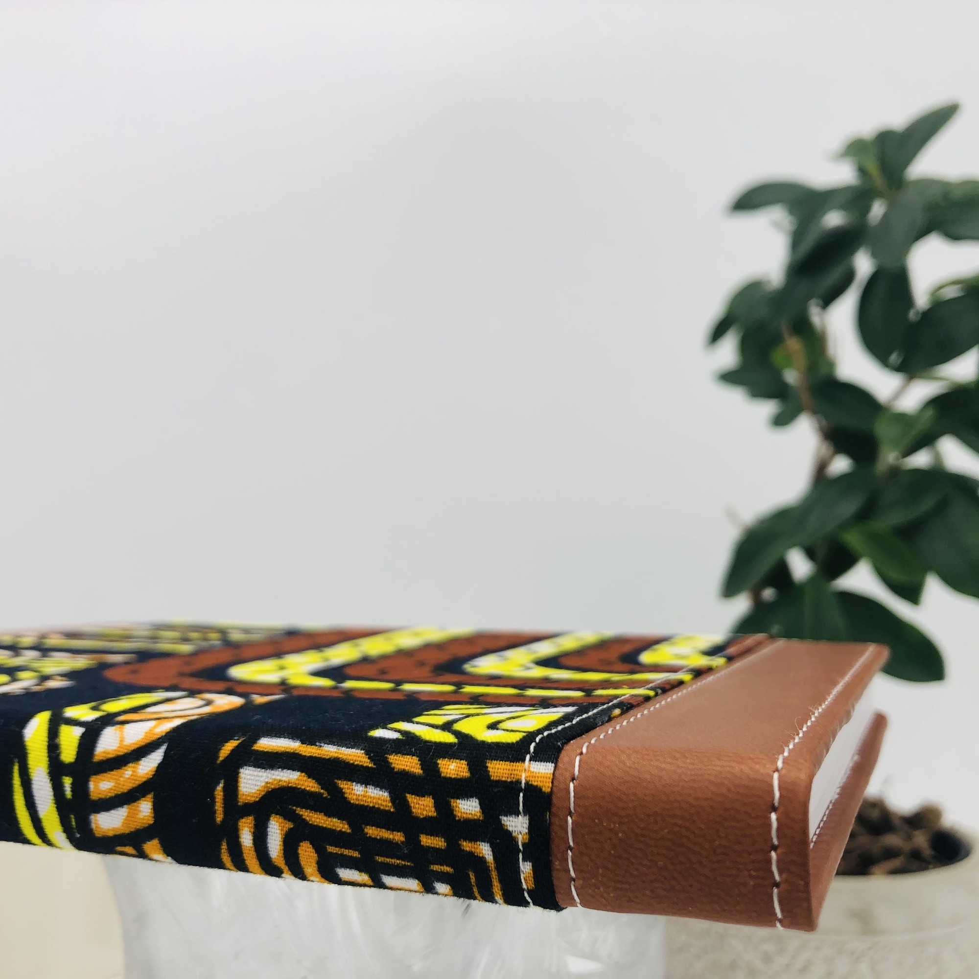 Esinsundu Two-Tone Ankara & Lux Leather Journal with Inspirational Bible Verses - Image 4
