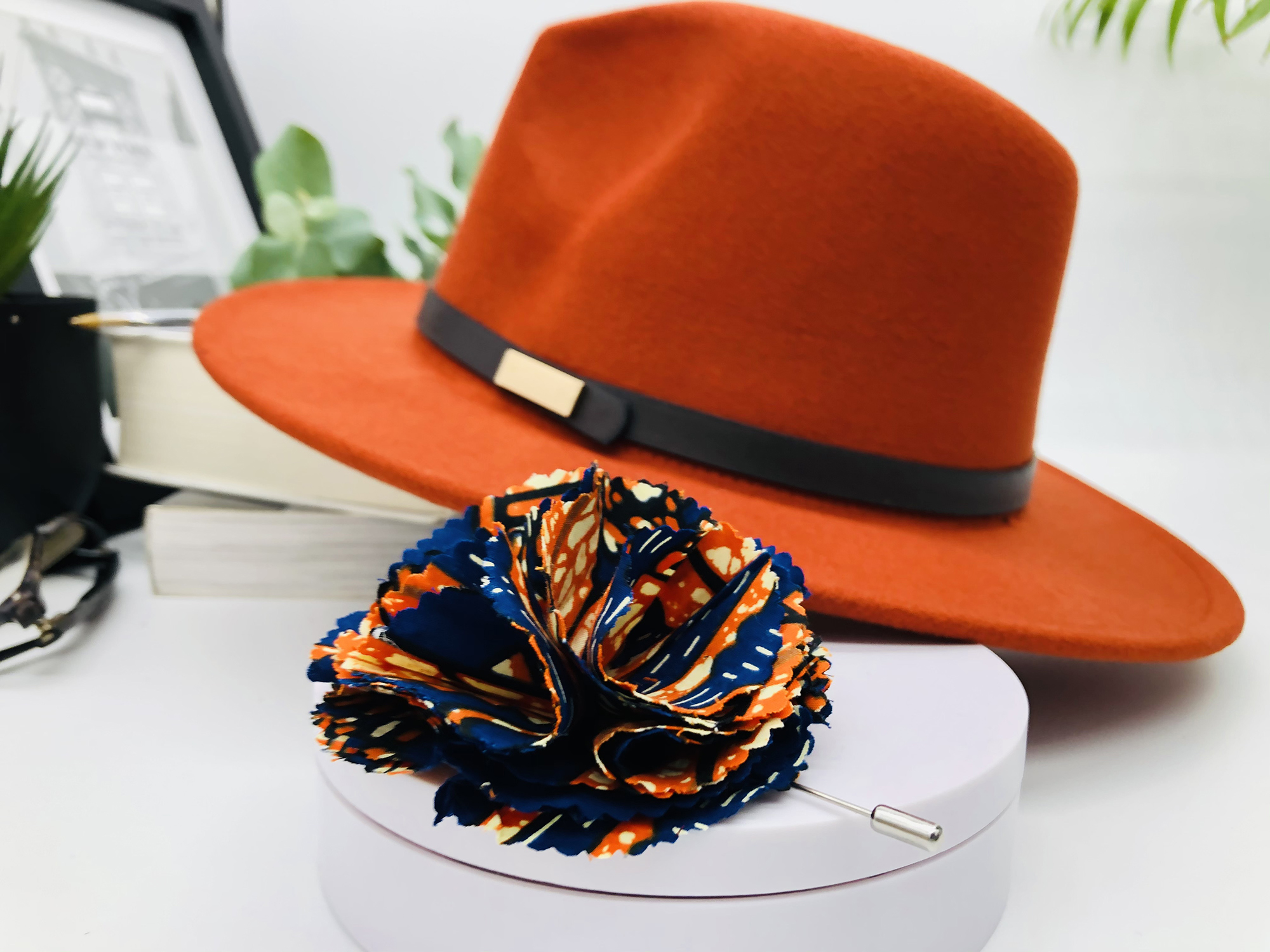 Terracotta Fedora Hat