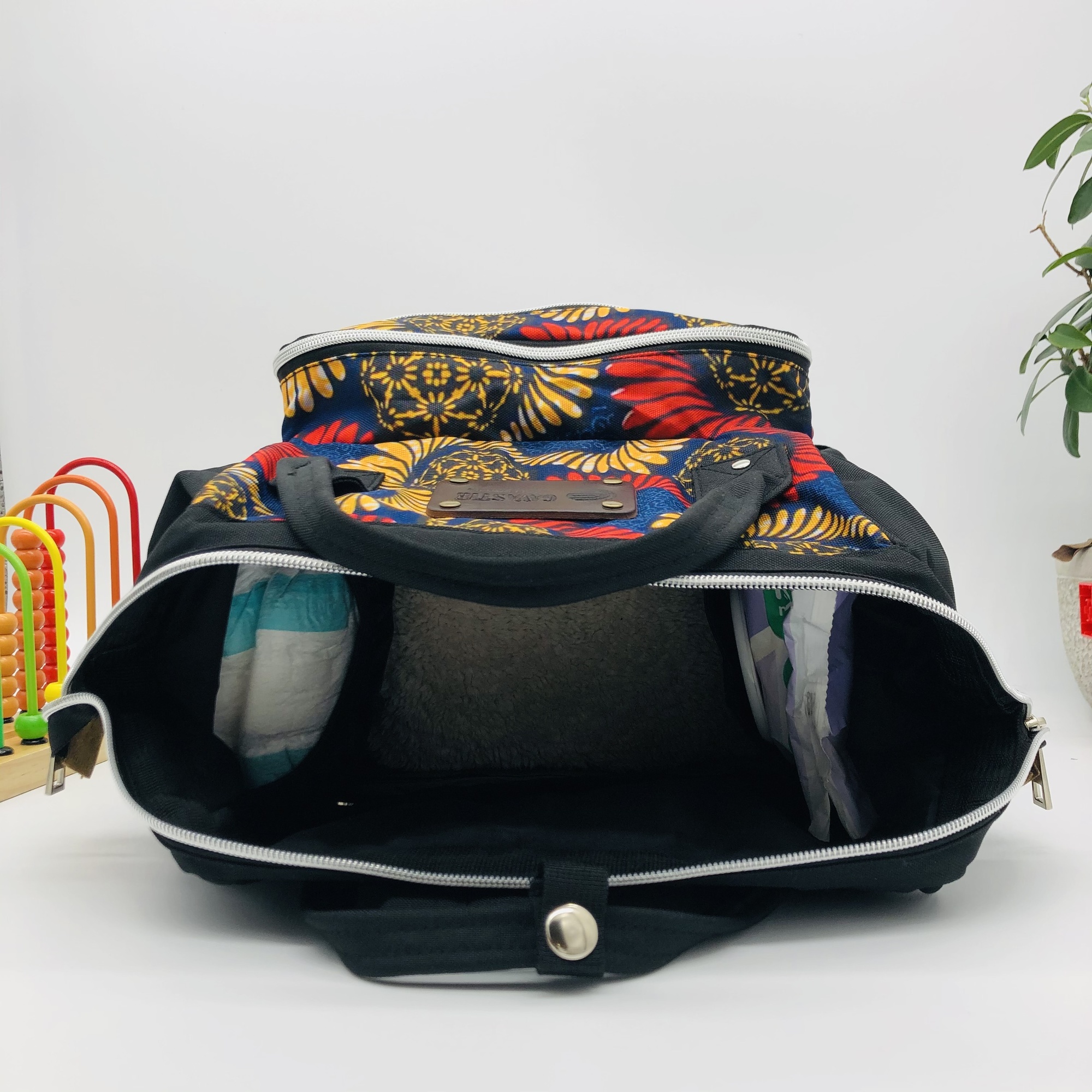 Afrodenim Baby Changing Bag/Backpack - Image 4