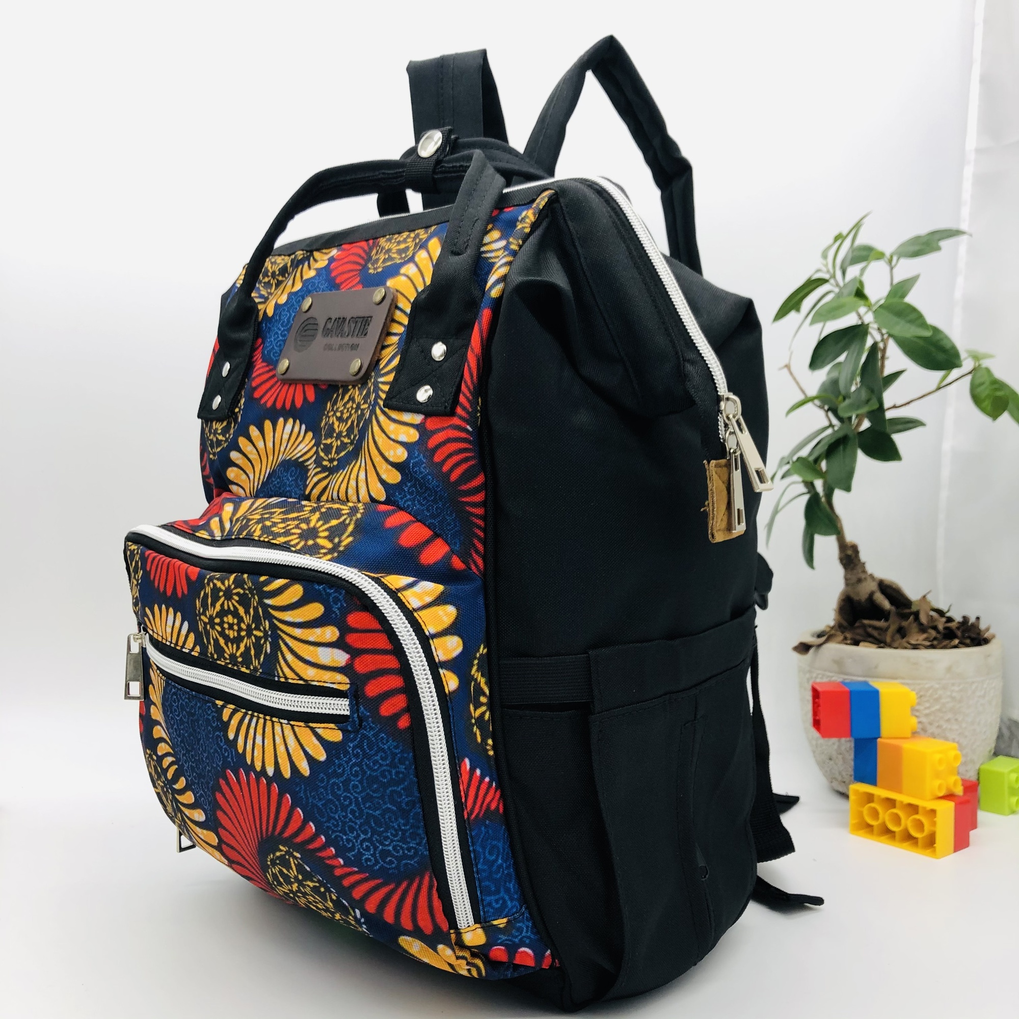 Afrodenim Baby Changing Bag/Backpack - Image 17