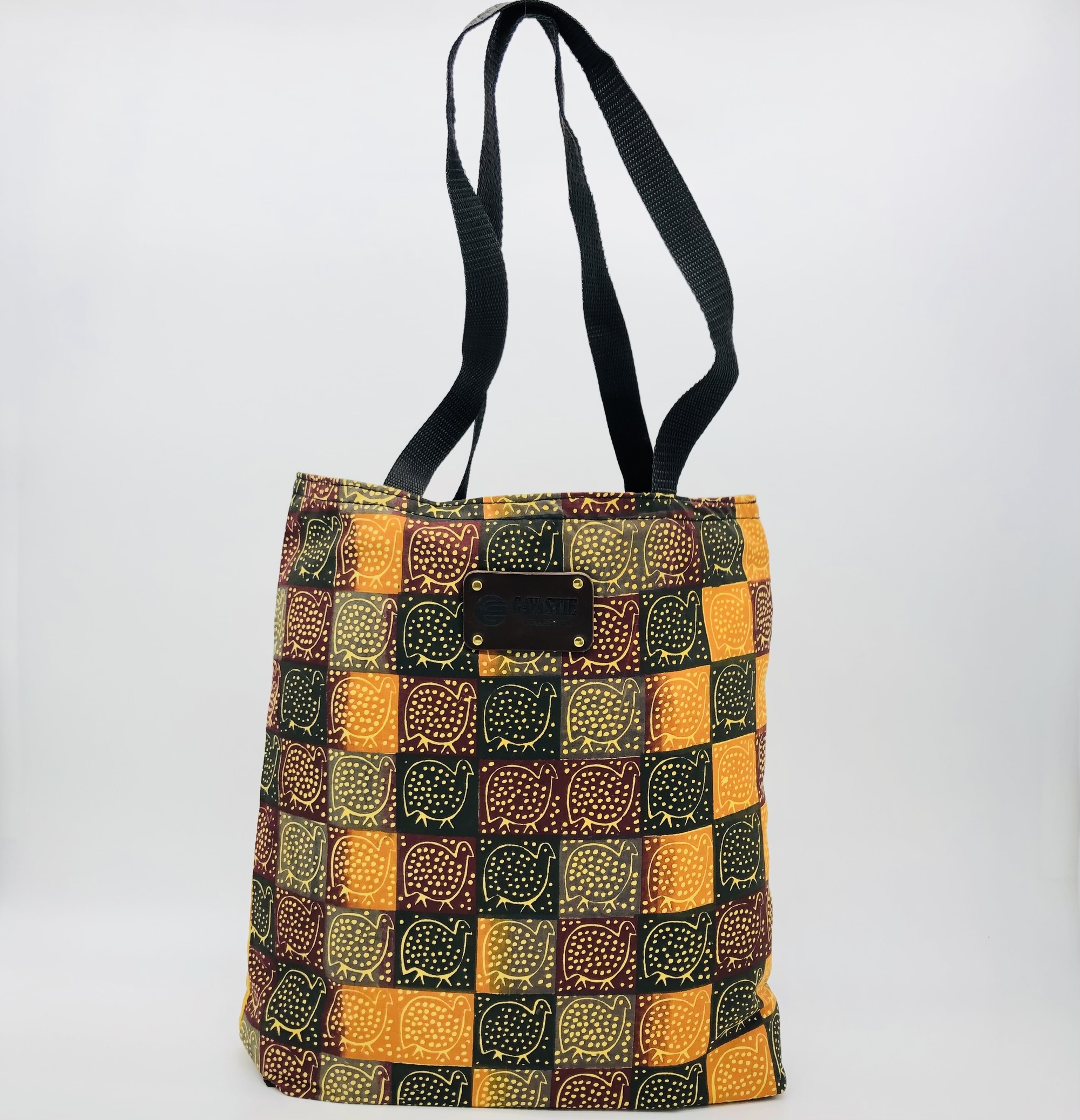 Hand-block Print Hanga African Print Fabric Tote Bag - Image 11
