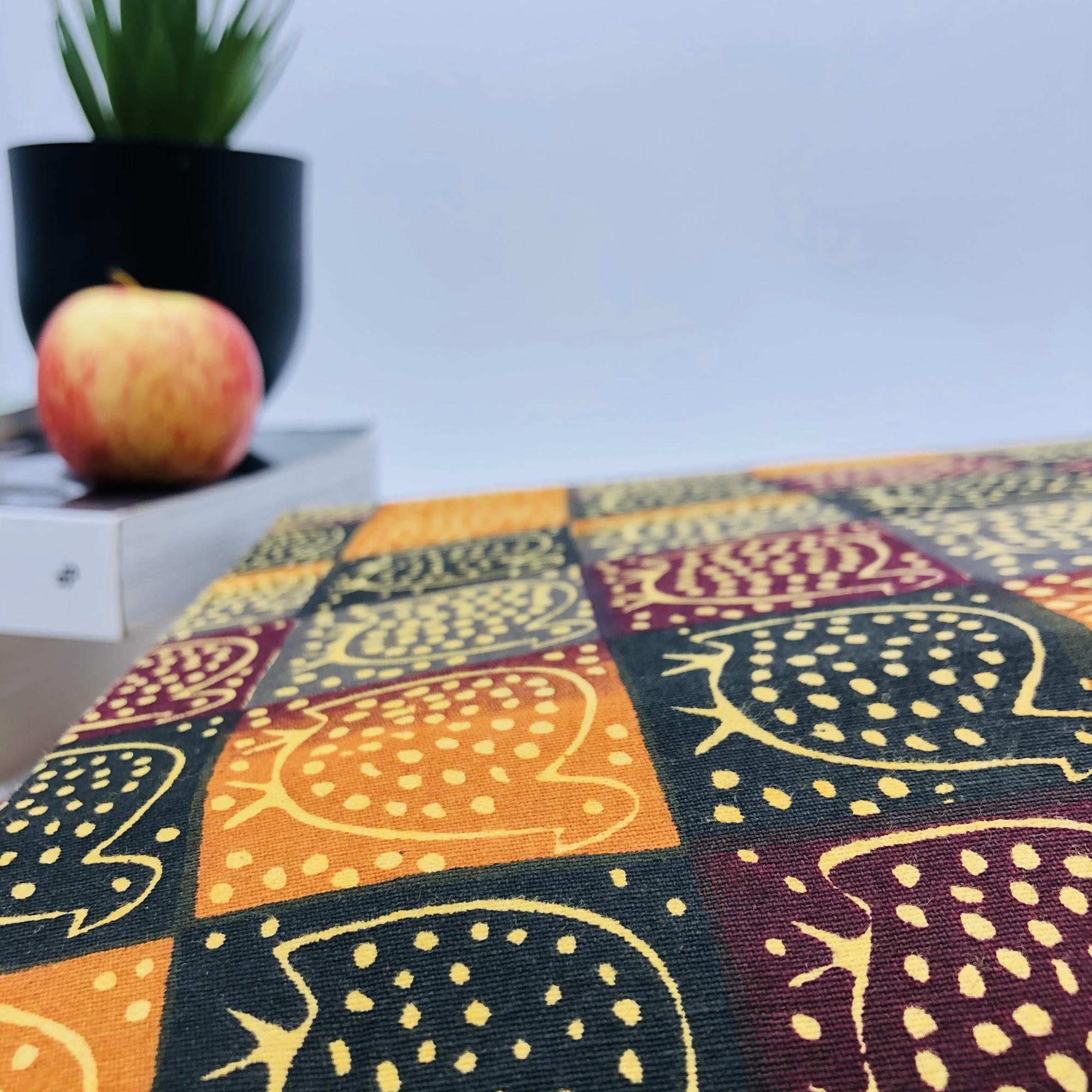 Hand-block Print Hanga African Print Fabric Tote Bag - Image 9