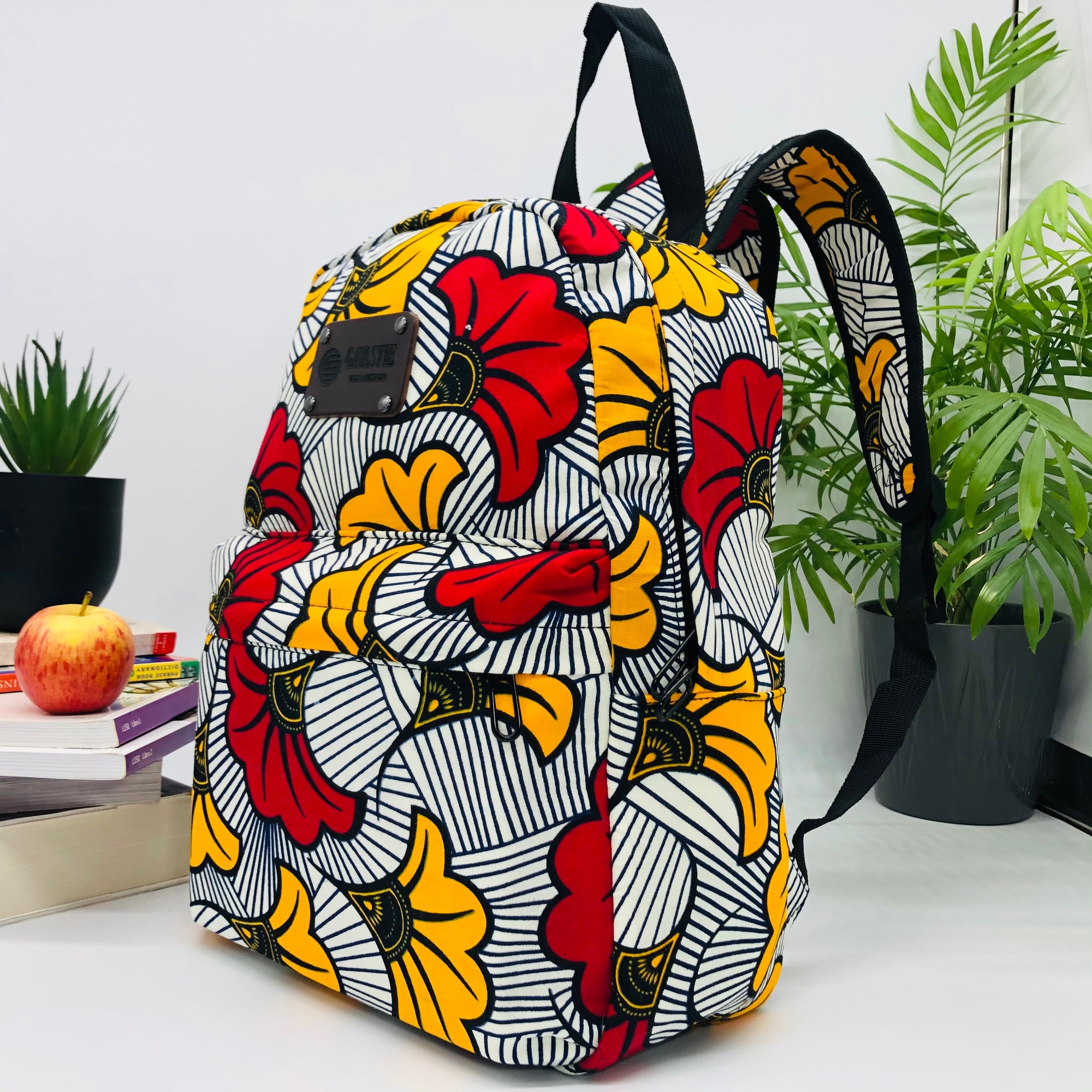 Kajongwe African Print Backpack - Image 4