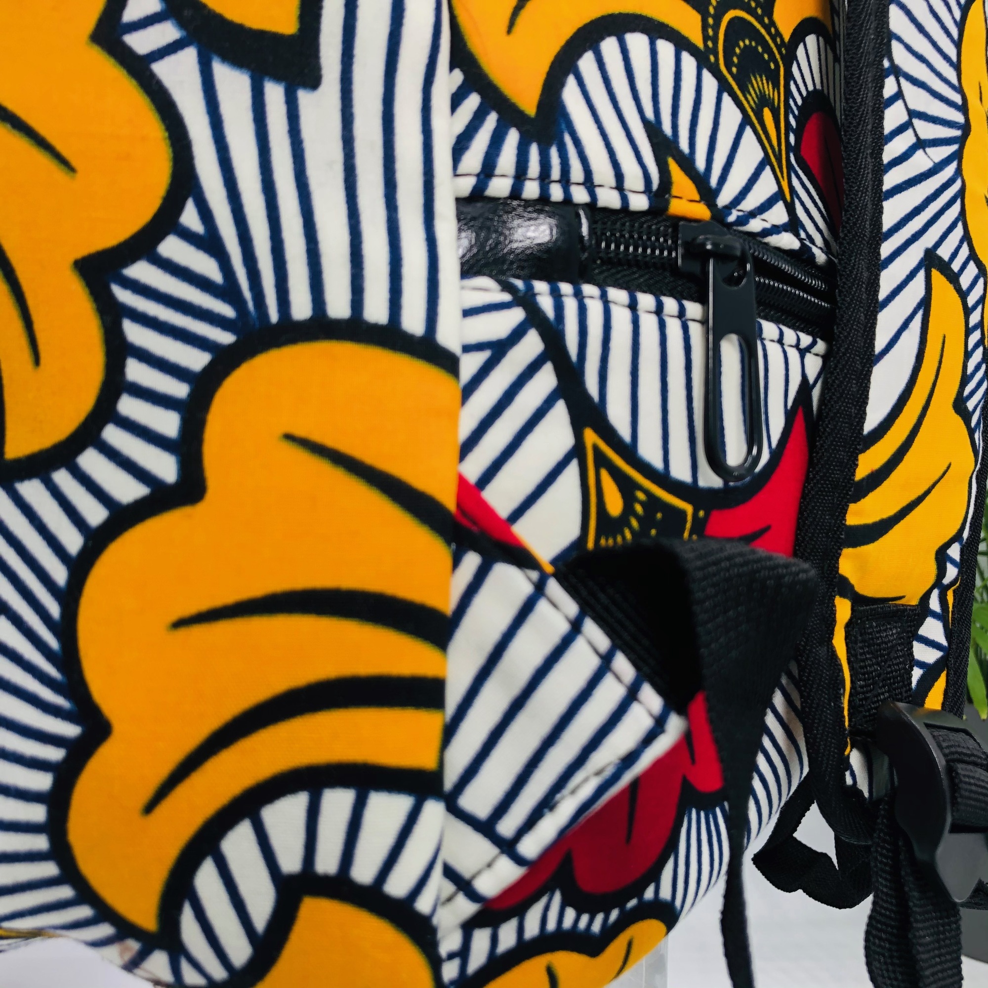 Kajongwe African Print Backpack - Image 10