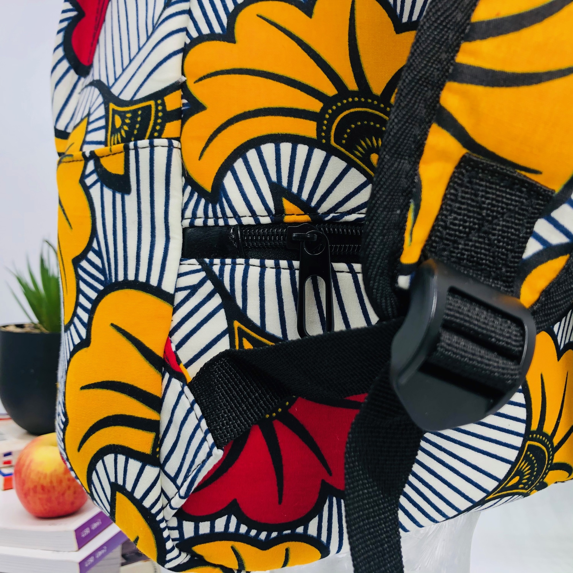 Kajongwe African Print Backpack - Image 9
