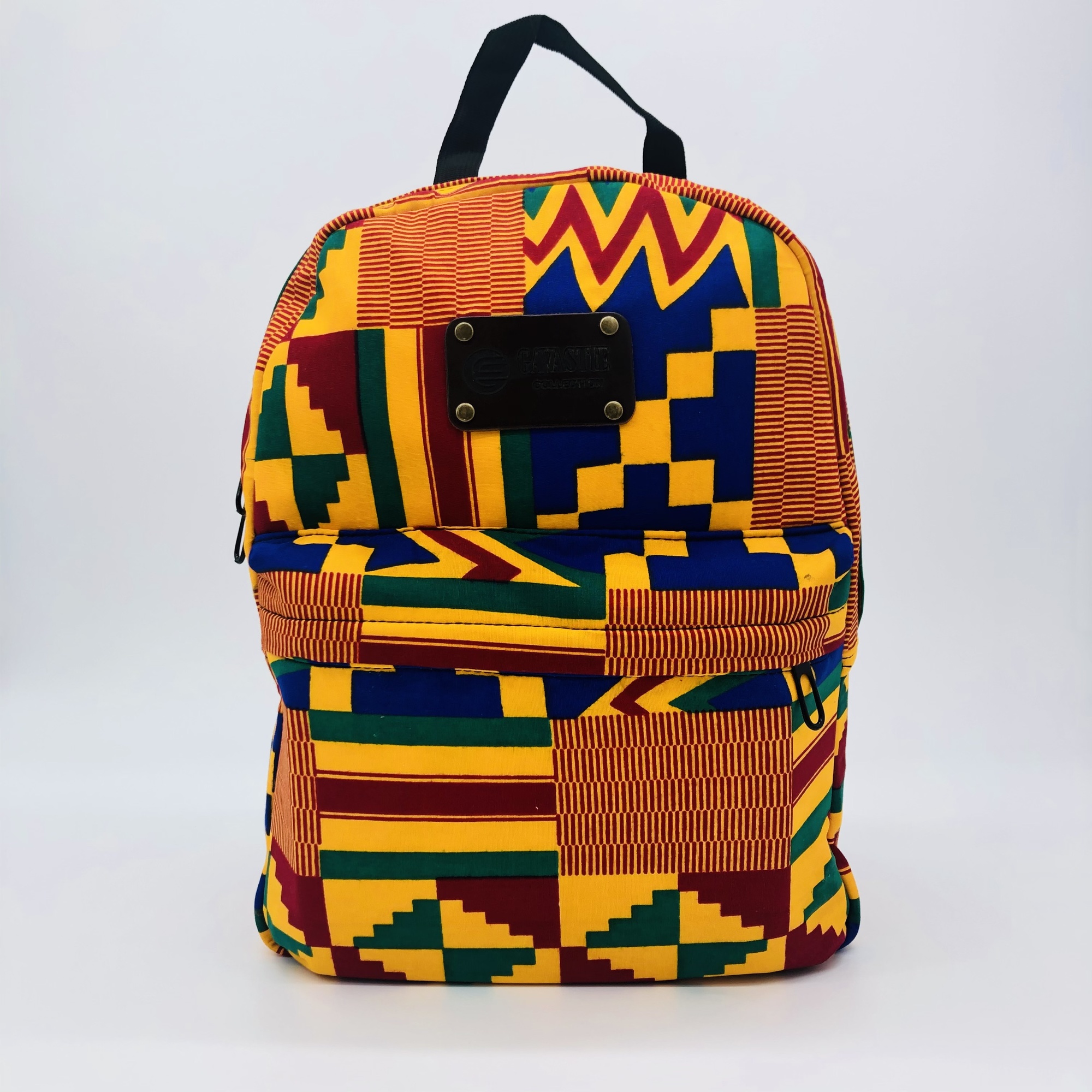 Kenterised African Print Backpack - Image 4