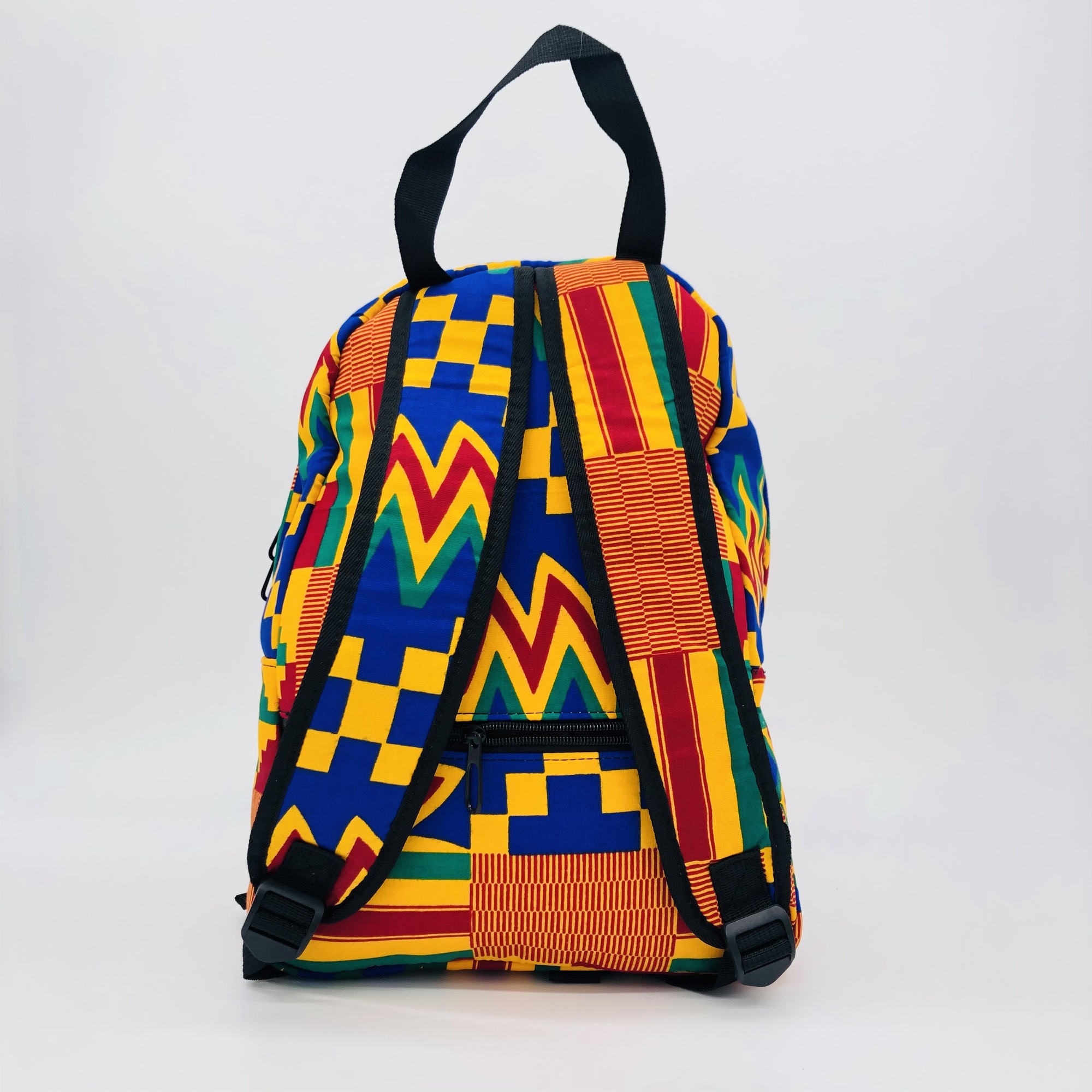 Kenterised African Print Backpack - Image 10