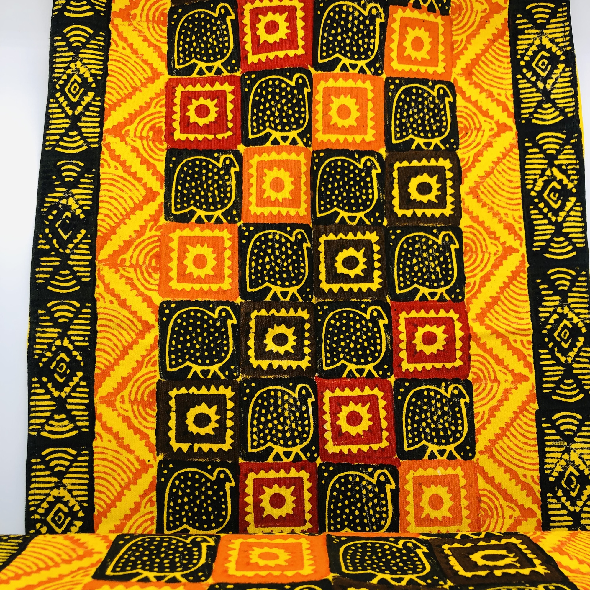 Hanga African Hand-block Print Table Runner - Image 5