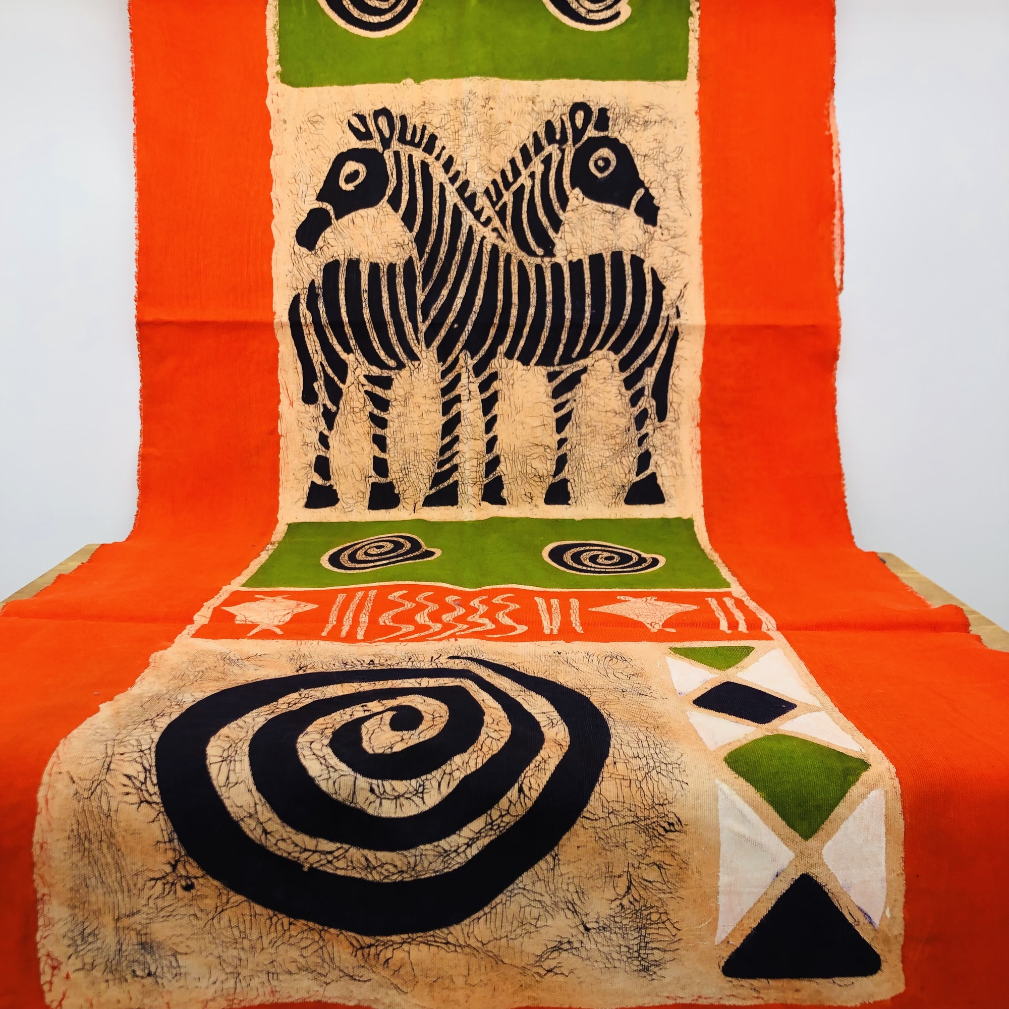 Tumbizi African Hand-block Print Table Runner - Image 3