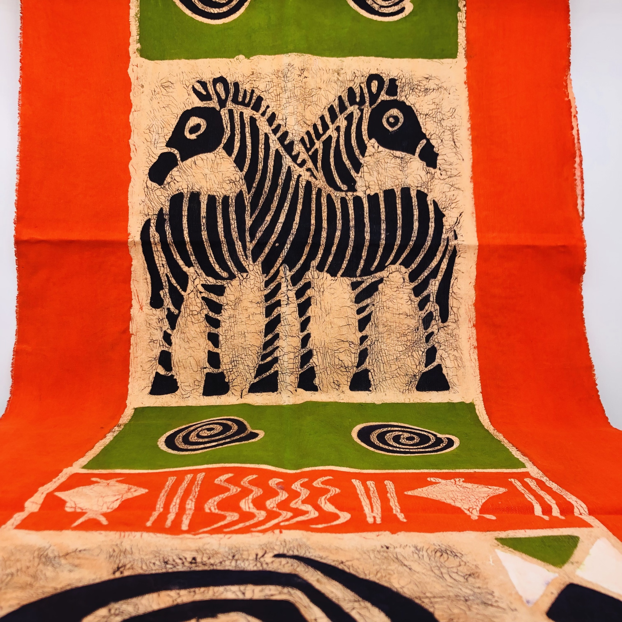 Tumbizi African Hand-block Print Table Runner - Image 4