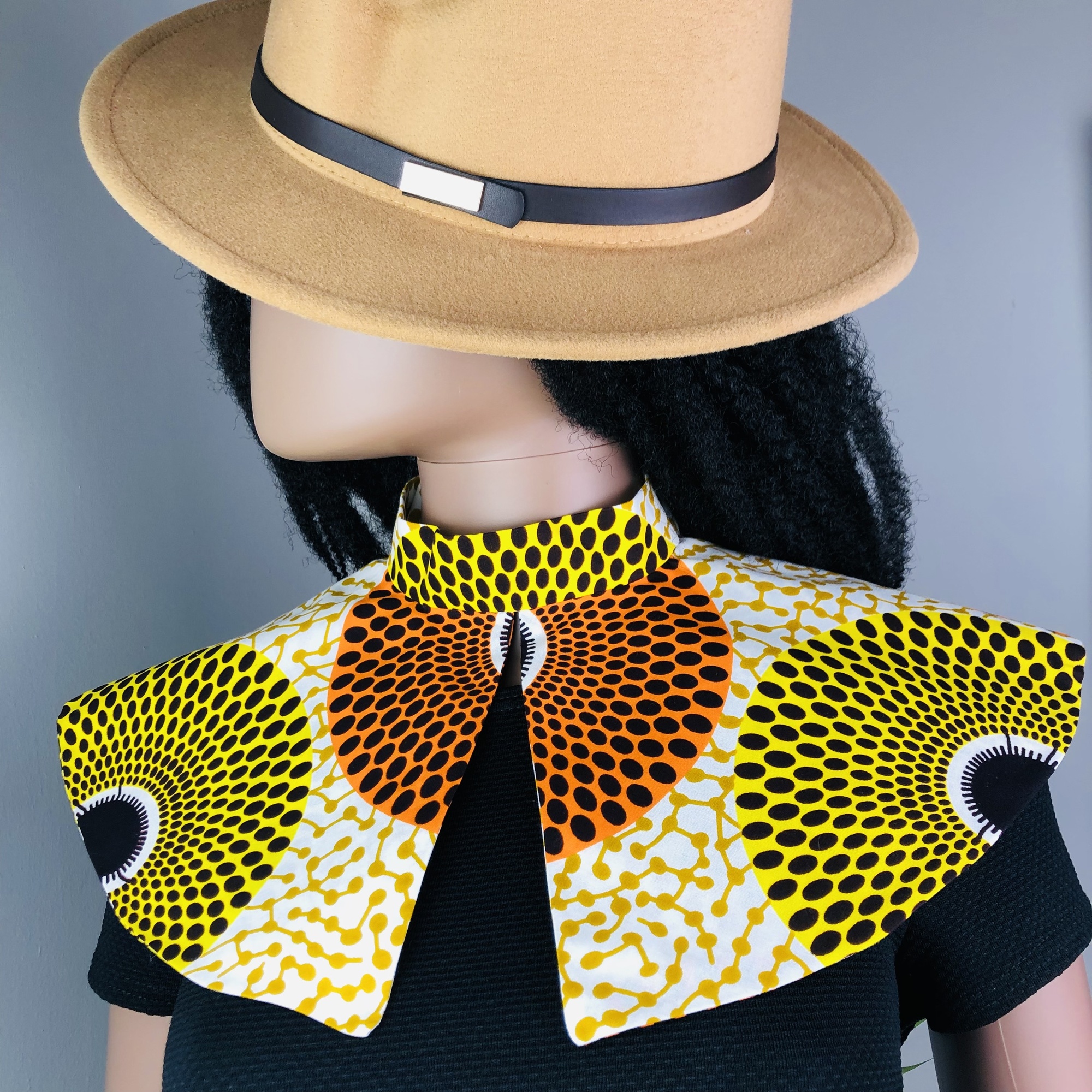 Duara African Print Collar Neckpiece - Image 3