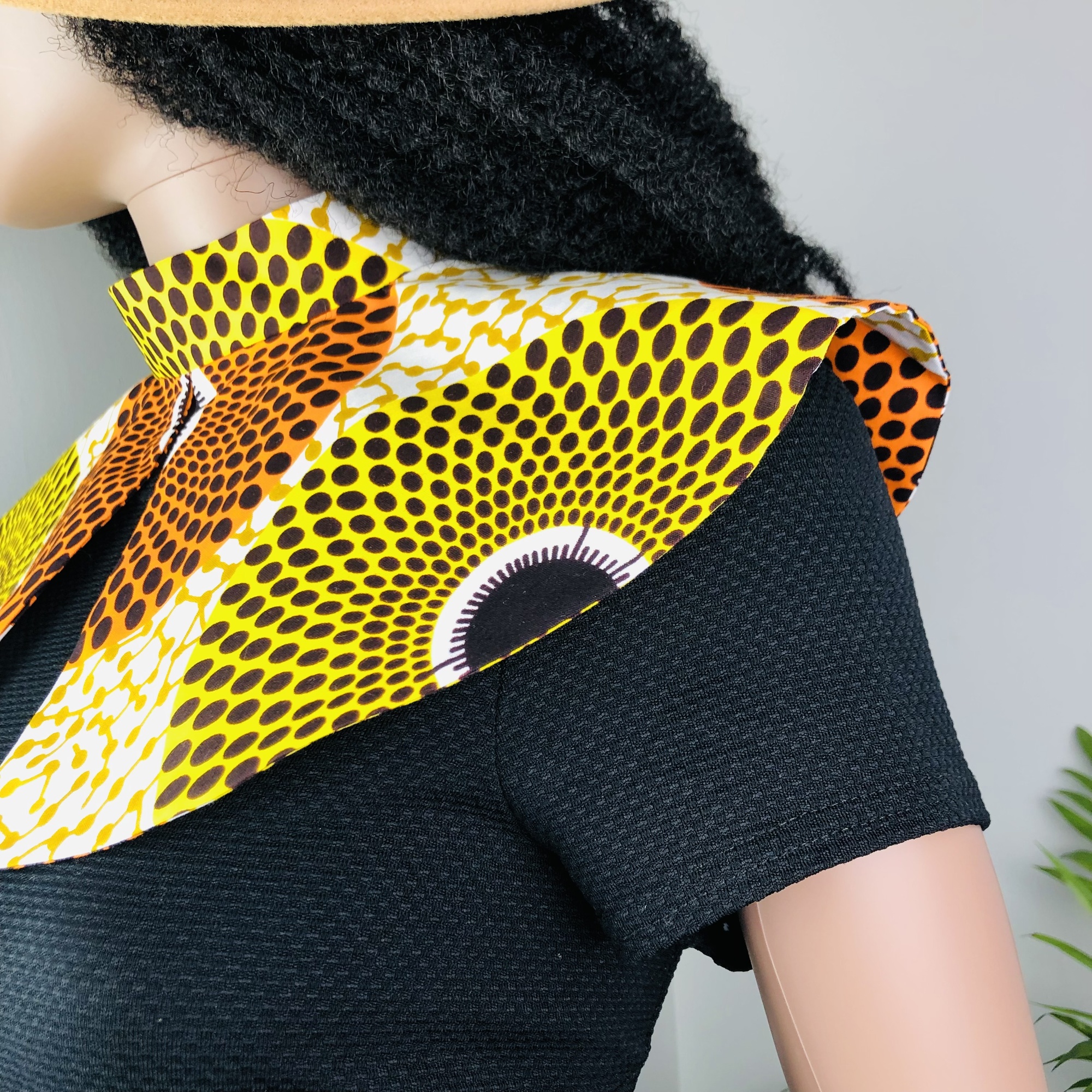 Duara African Print Collar Neckpiece - Image 6