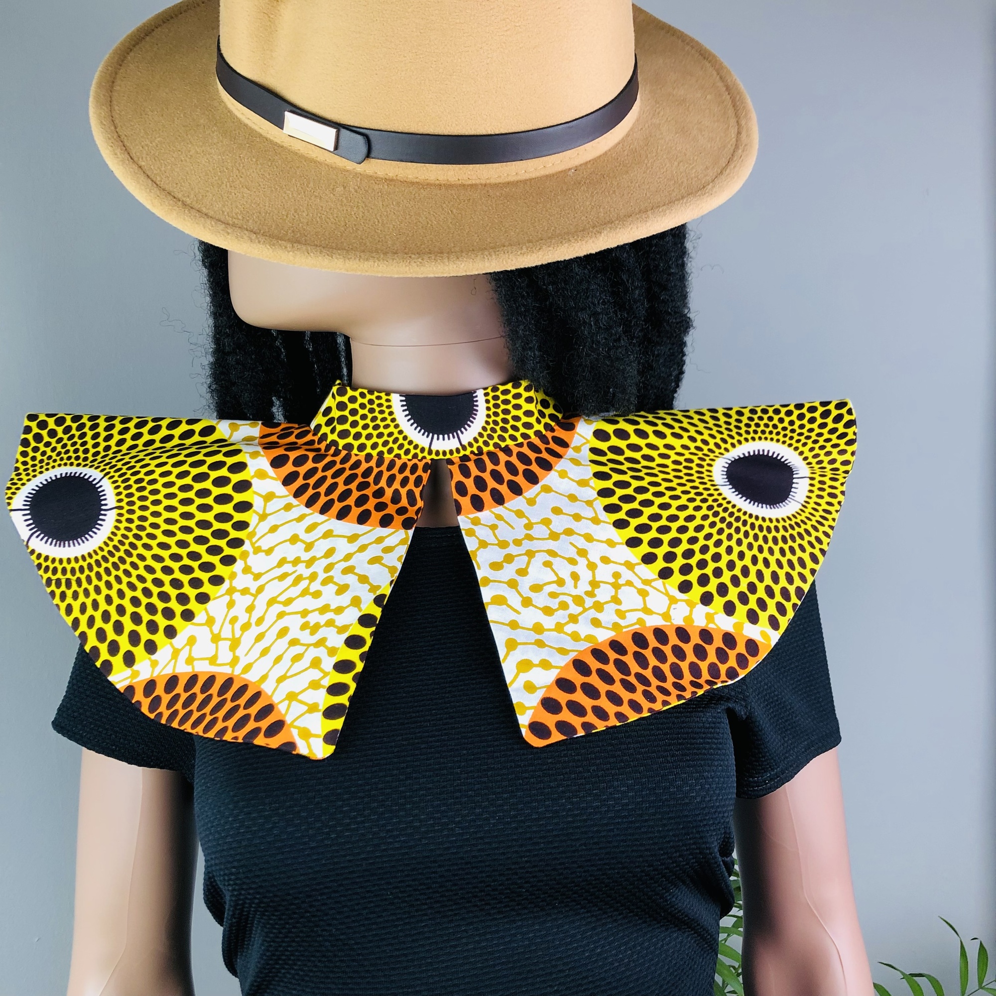 Duara African Print Collar Neckpiece