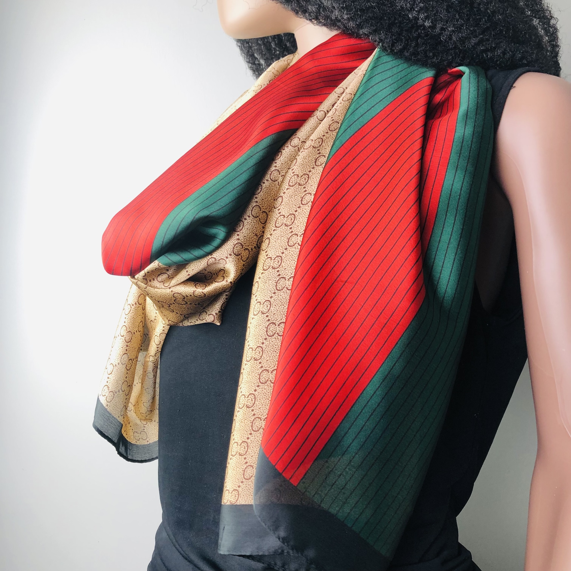 Ufulu Wide Stripe Jumbo Scarf - Image 7