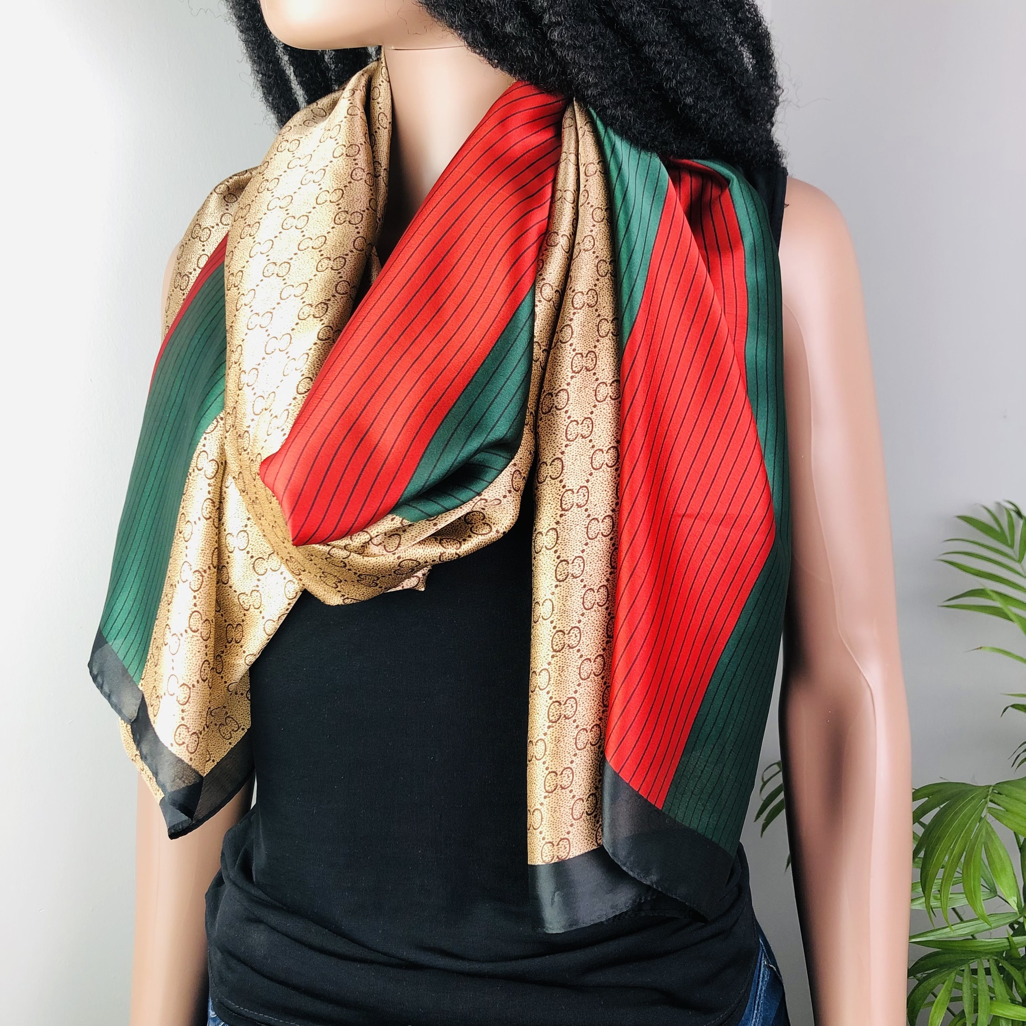 Ufulu Wide Stripe Jumbo Scarf - Image 6