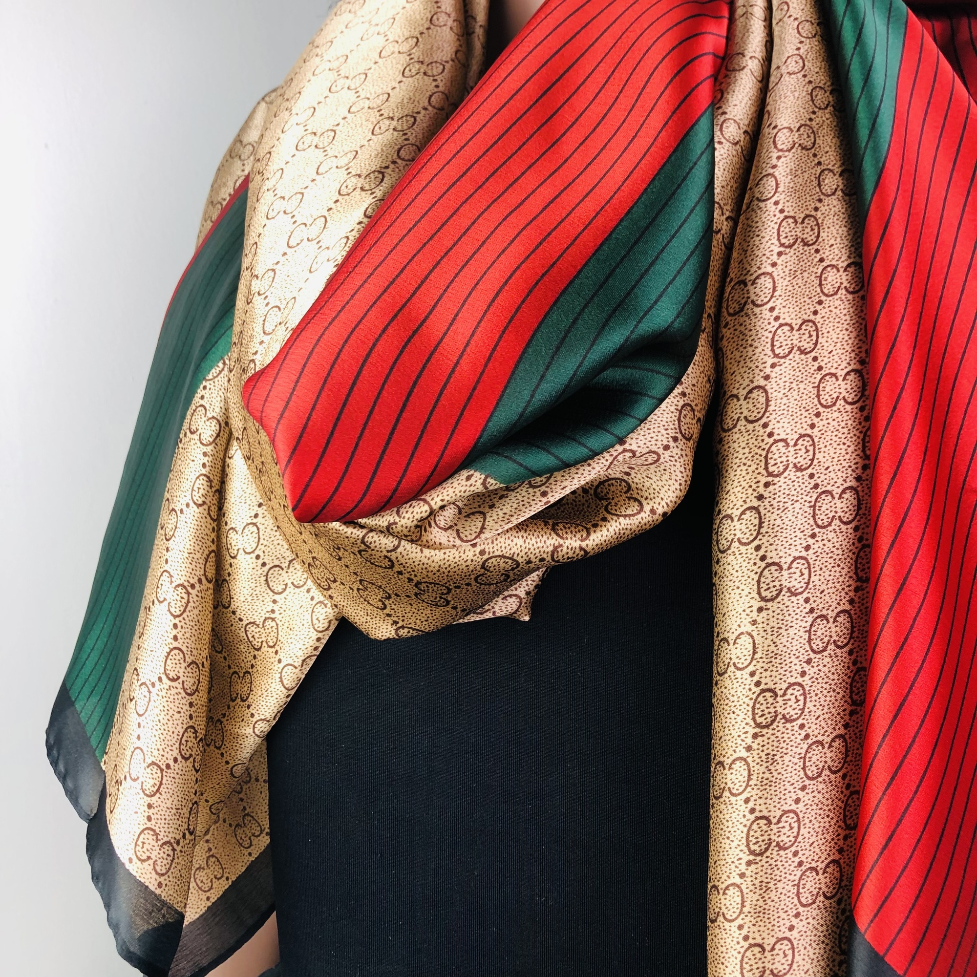 Ufulu Wide Stripe Jumbo Scarf - Image 5
