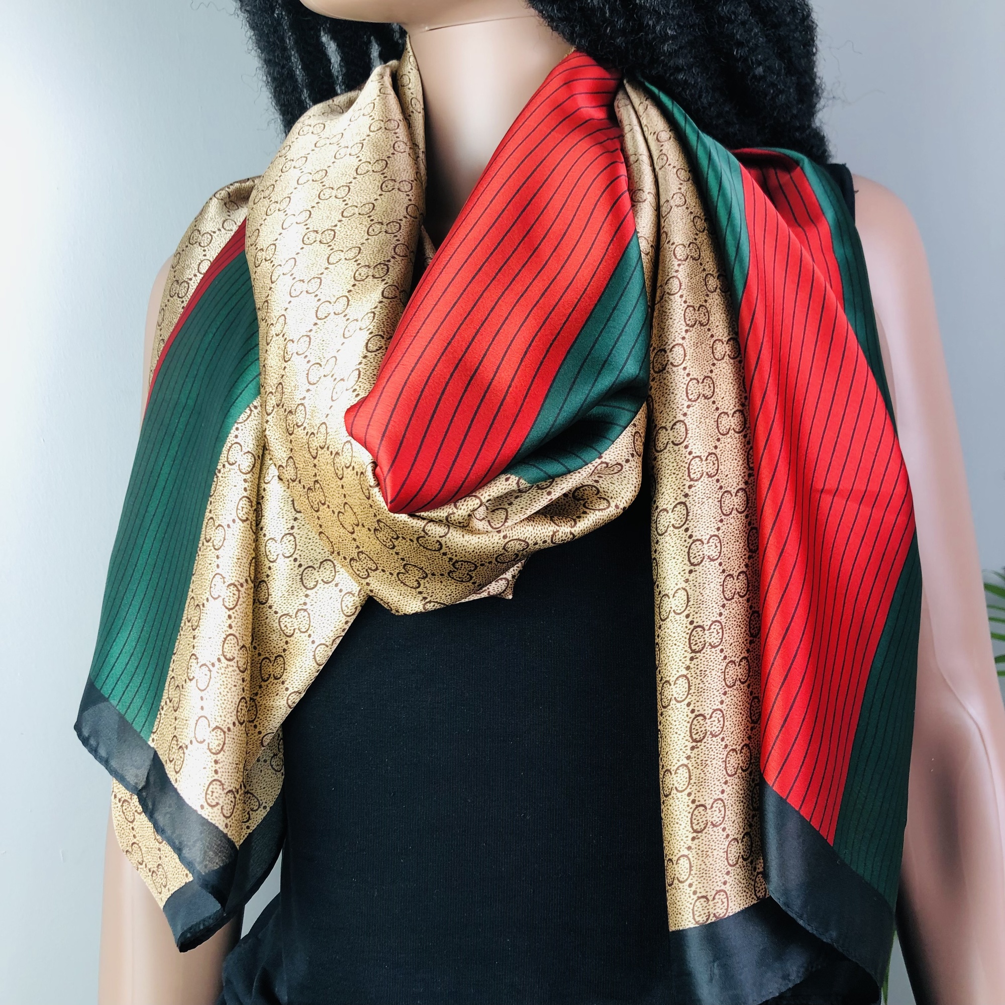 Ufulu Wide Stripe Jumbo Scarf - Image 4
