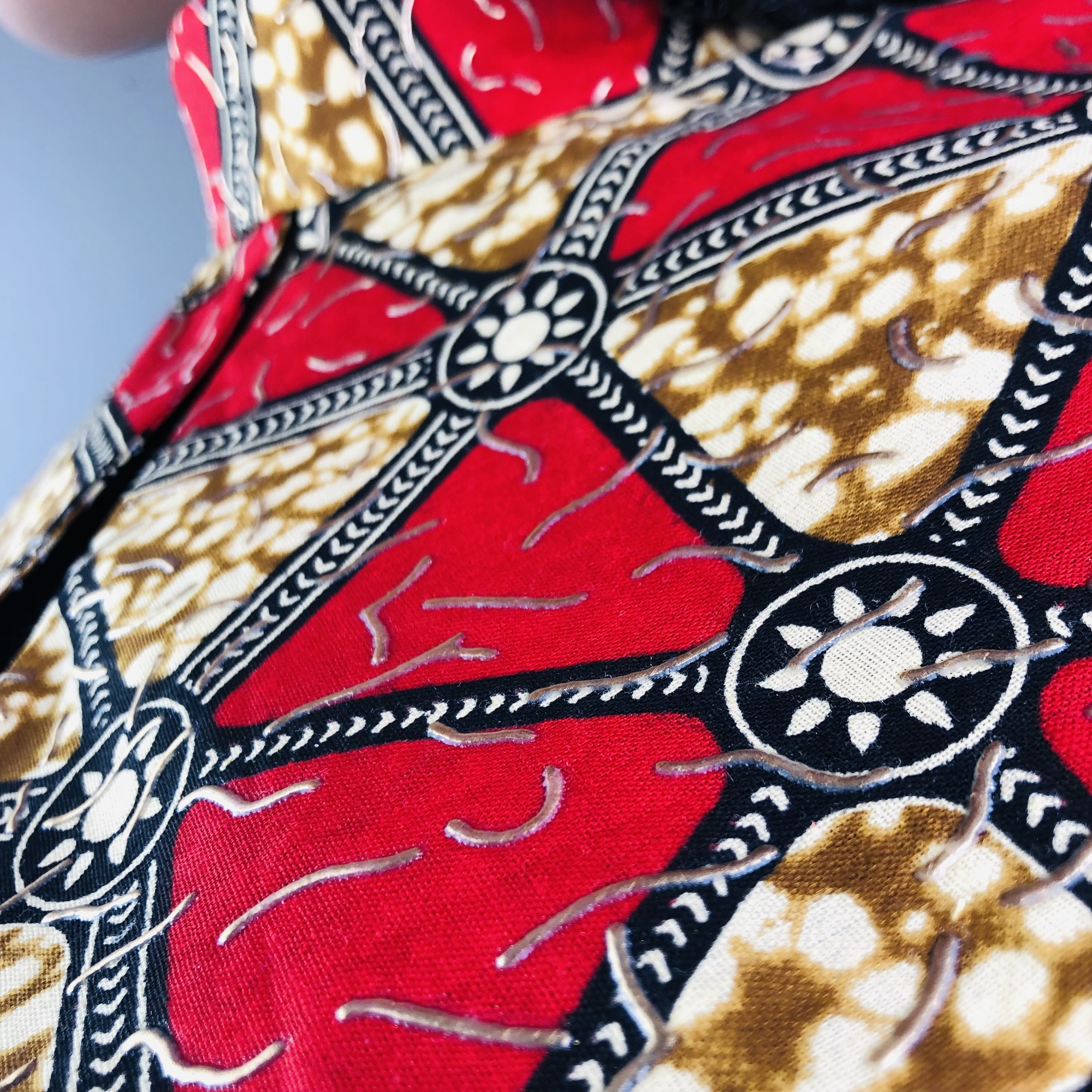 Wakanda Vibes African Print Collar Neckpiece - Image 4