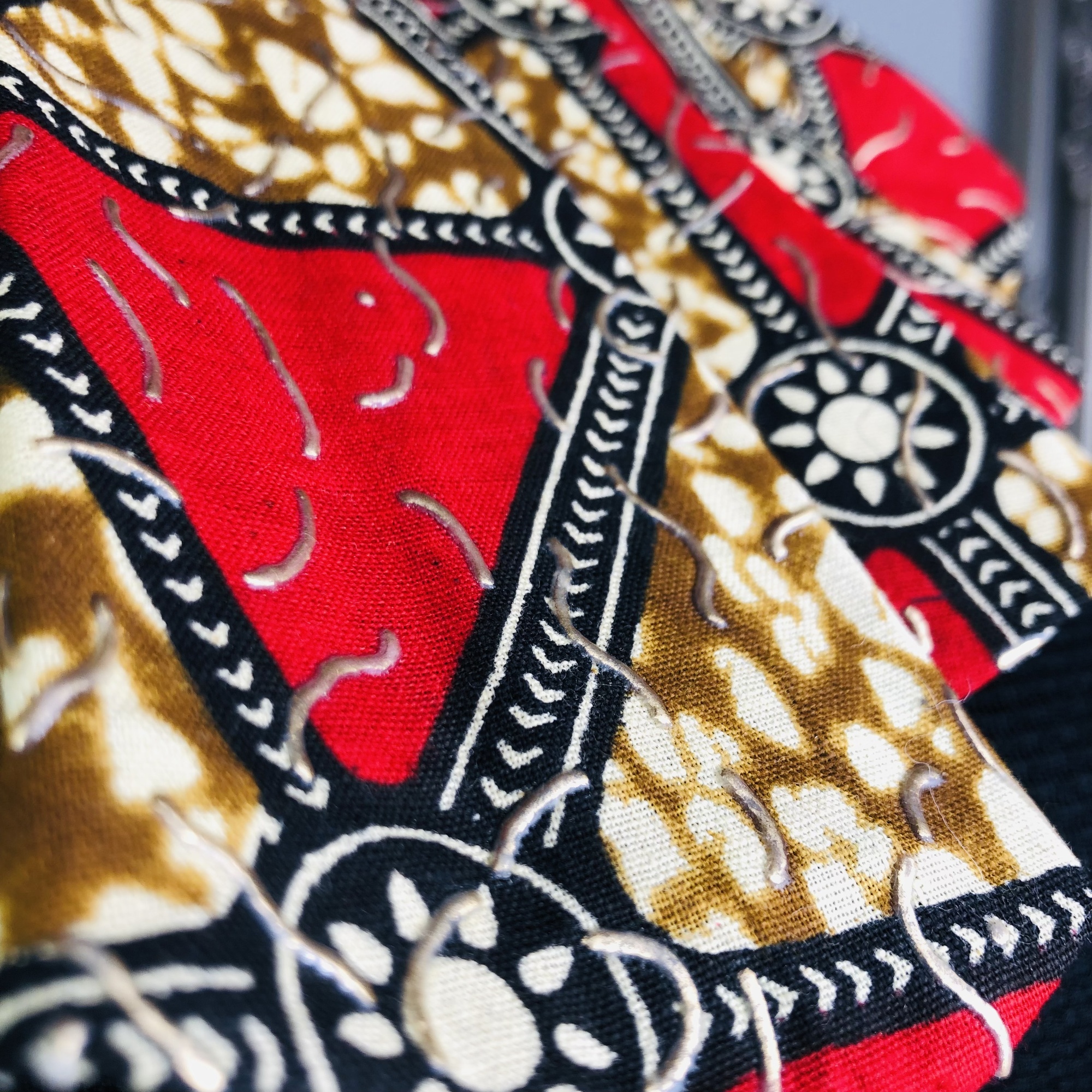 Wakanda Vibes Style-fix African Print Ladies Jabot Neckpiece - Image 7