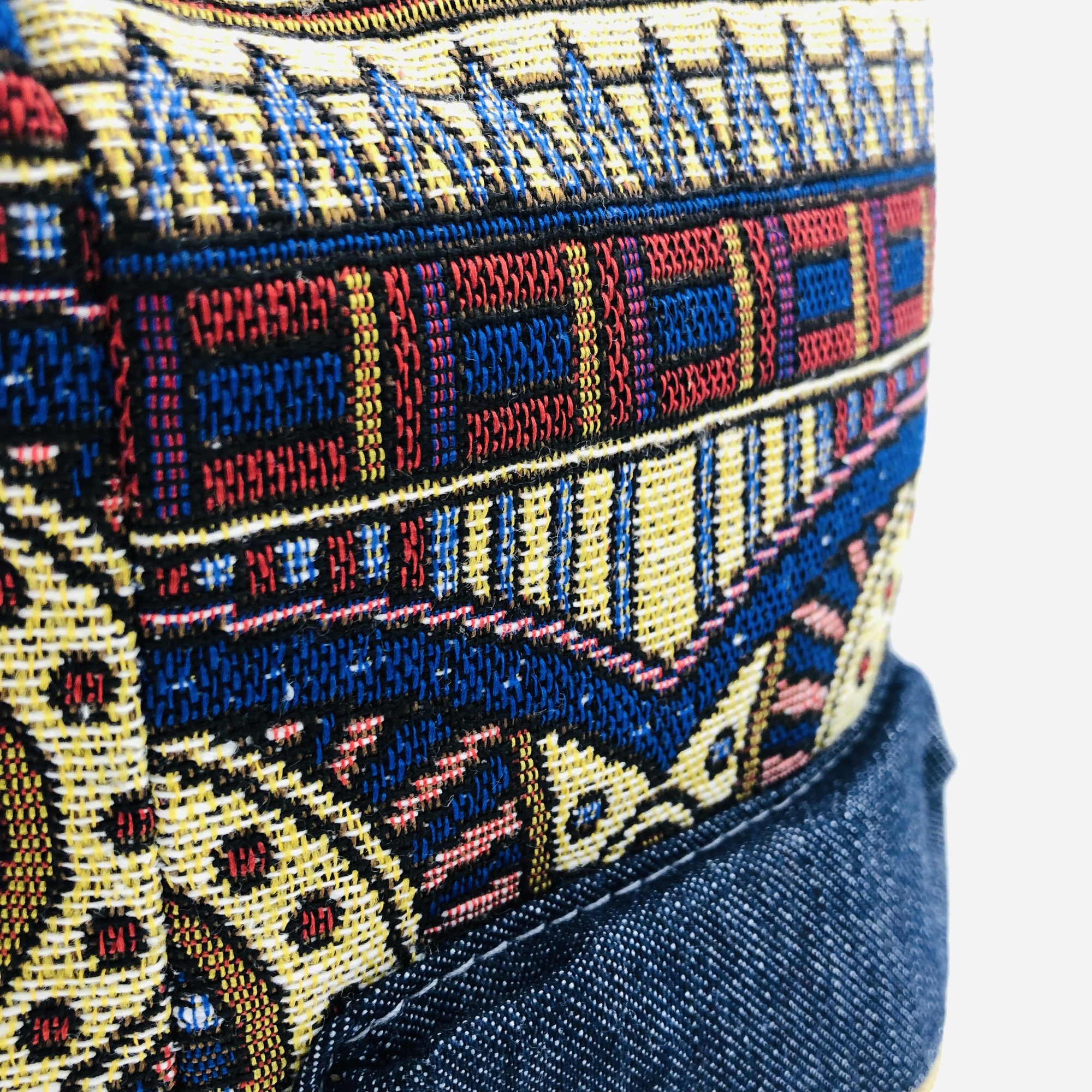 Mabwe African Print Chevron Backpack - Image 3