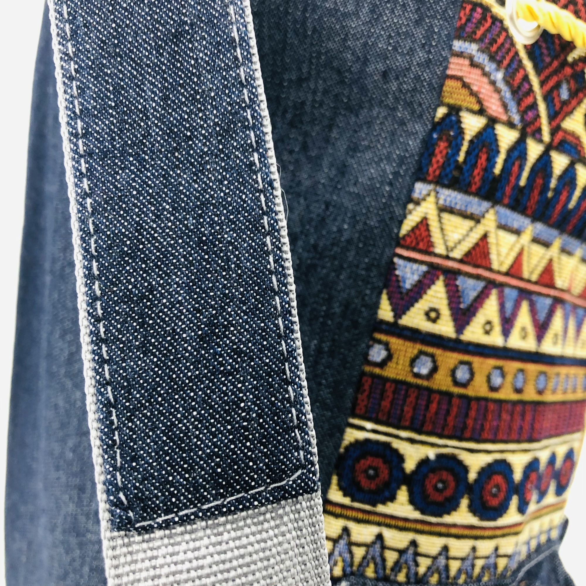 Mabwe African Print Chevron Backpack - Image 14