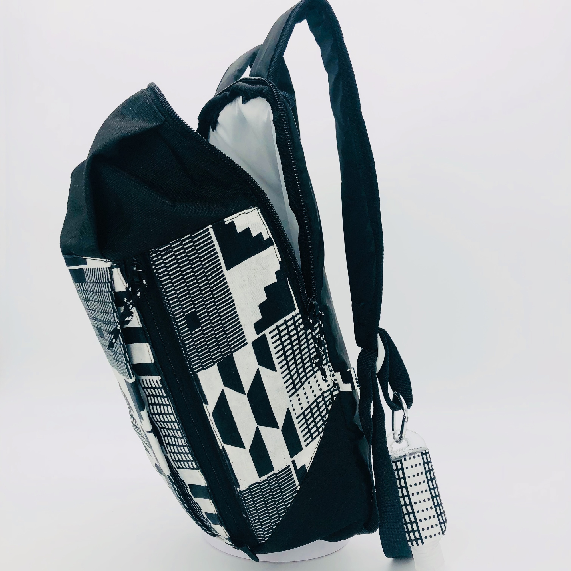 Monochrome Kente 10L Backpack Multipurpose Daypack - Walking, Hiking - black - Image 14
