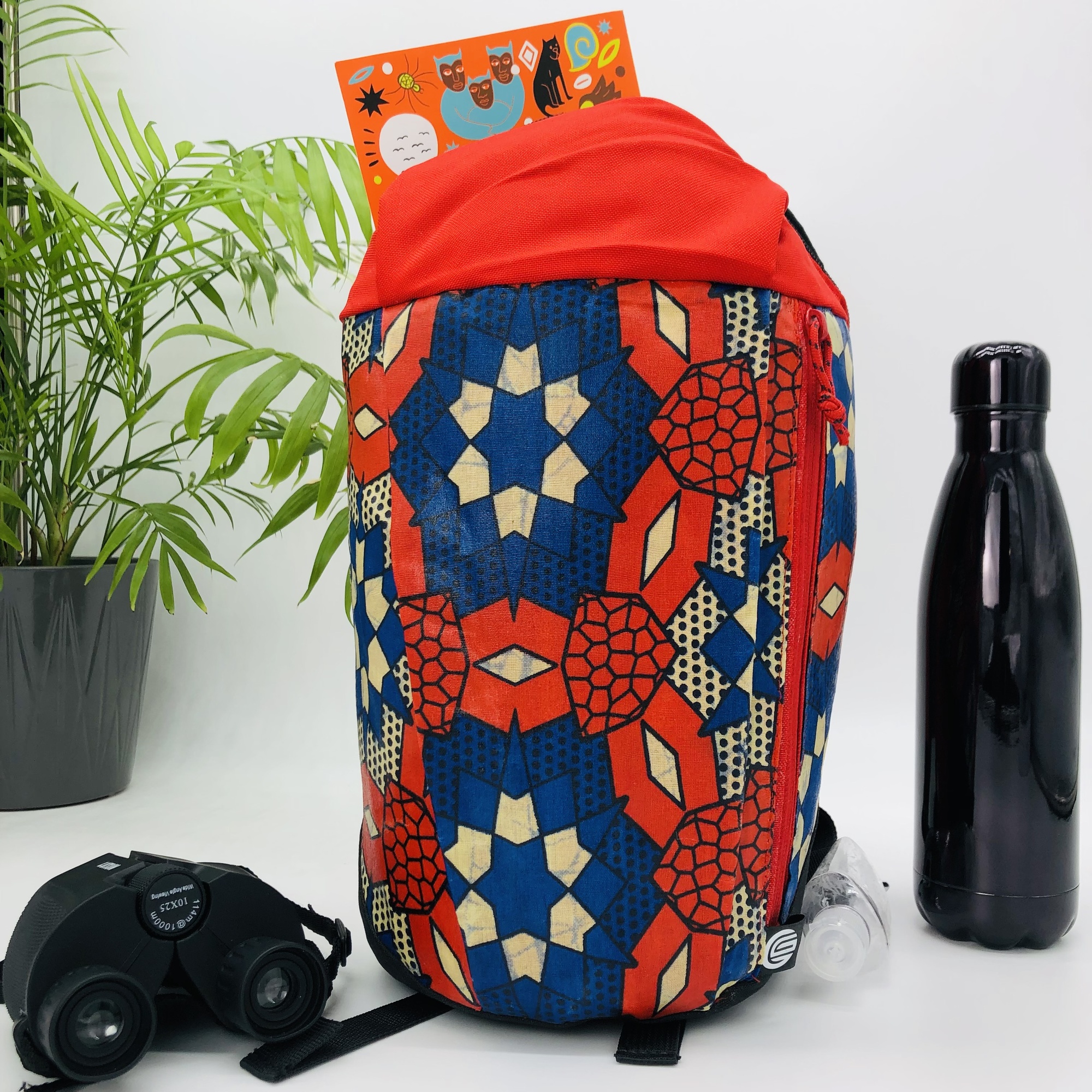 Wofiira 10L Backpack Multipurpose Daypack - Walking, Hiking - cherry red - Image 12