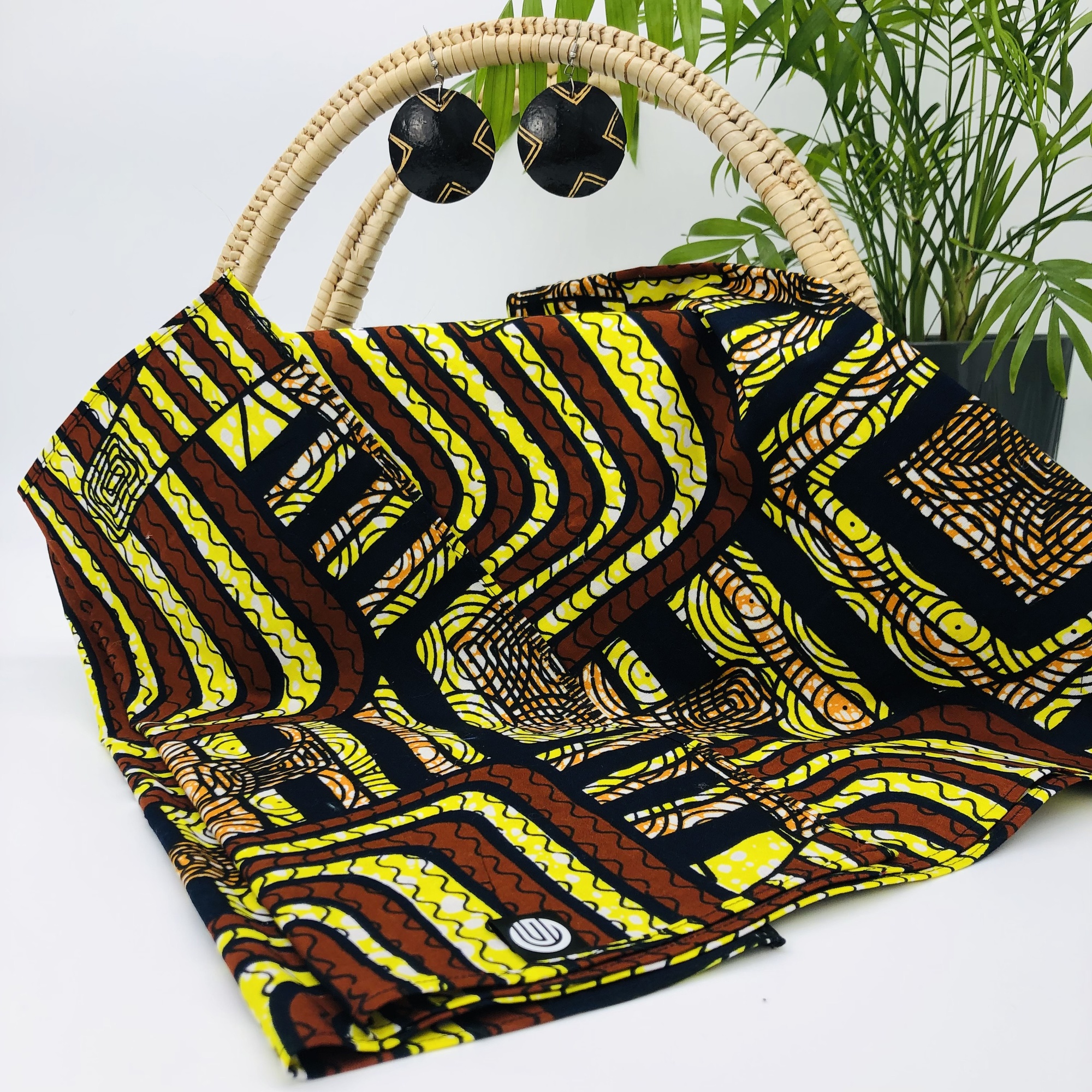 Esinsundu Headwrap with Matching Earring Set - Image 4