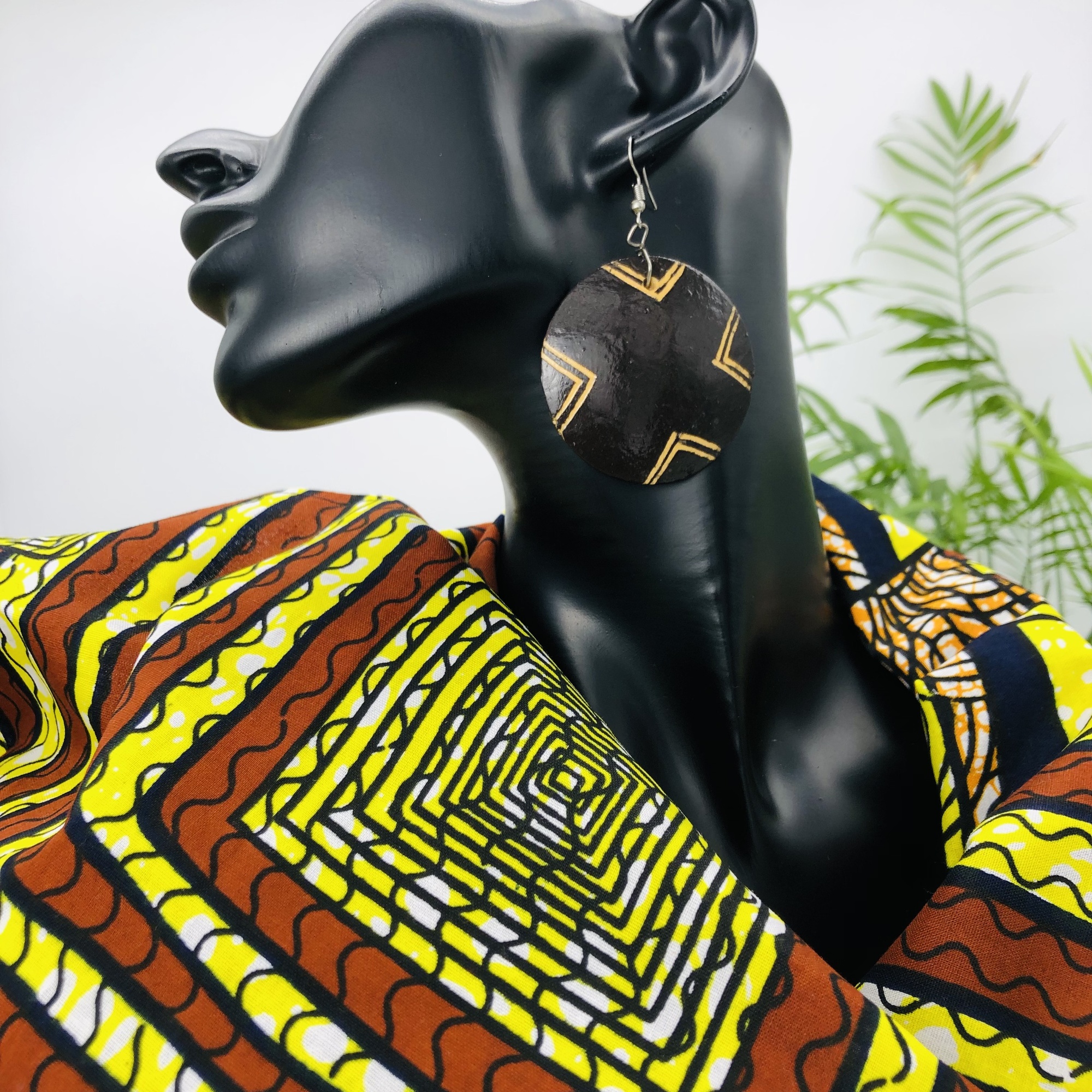 Esinsundu Headwrap with Matching Earring Set - Image 2