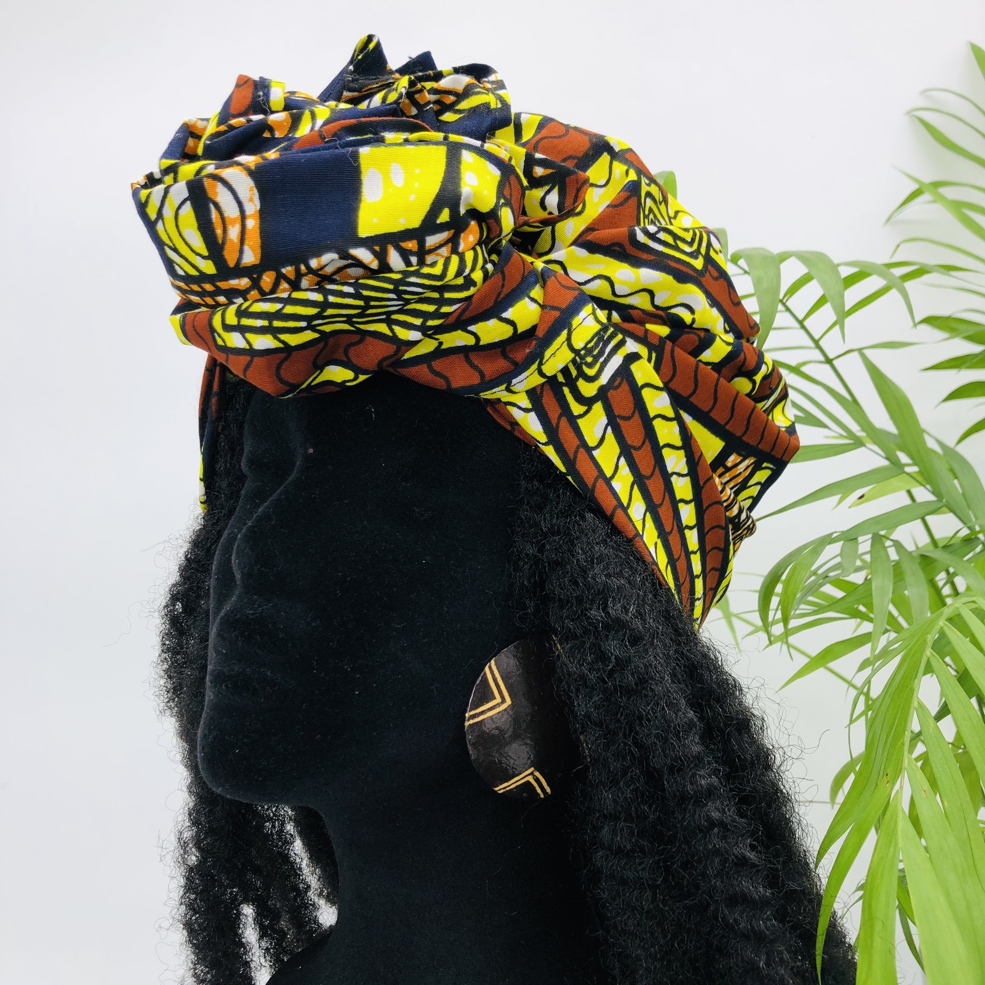 Esinsundu Headwrap with Matching Earring Set - Image 3