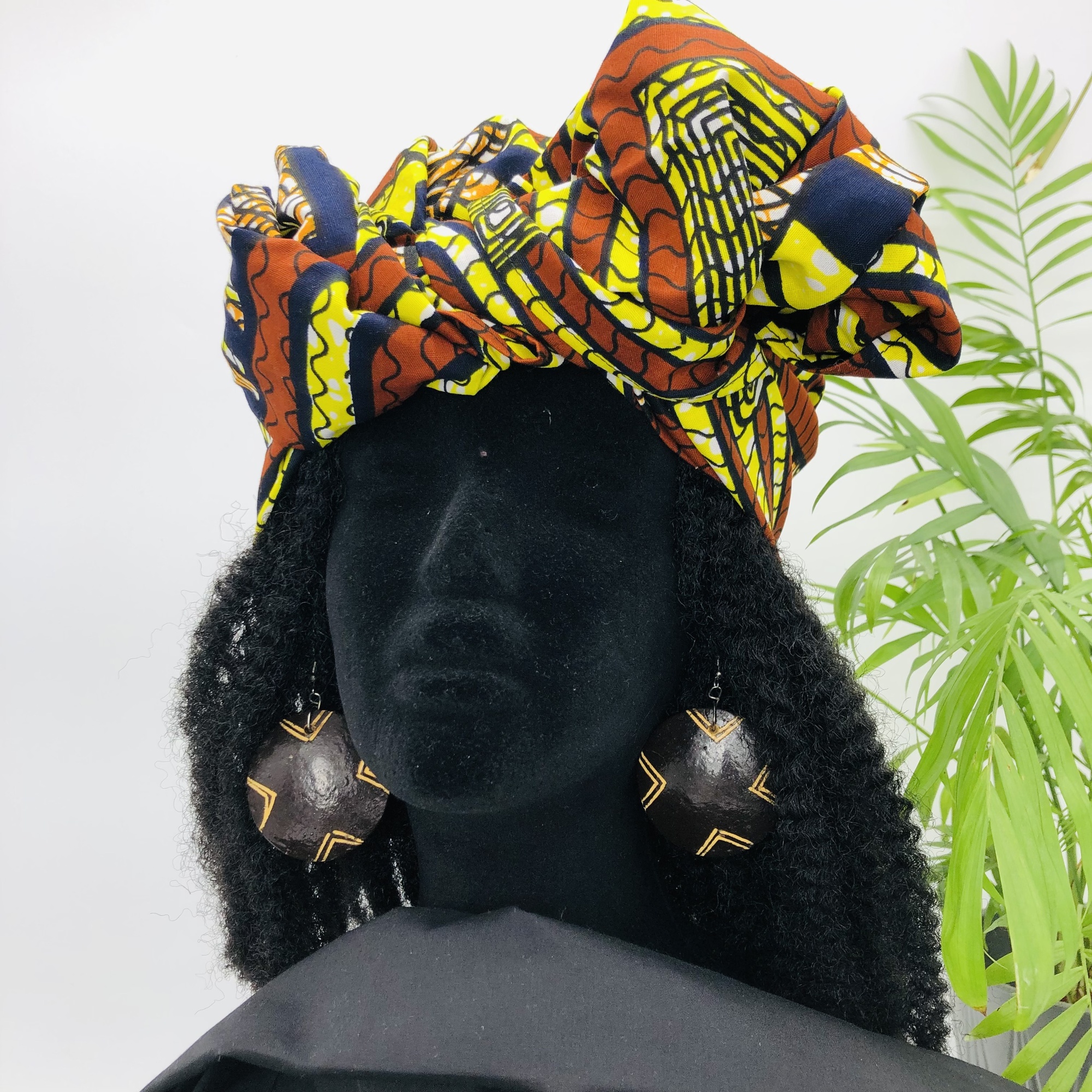Esinsundu Headwrap with Matching Earring Set