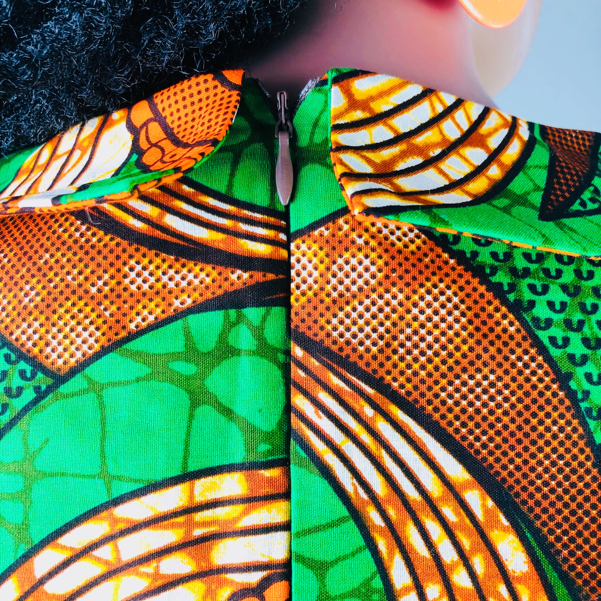 Hata African Ankara Print Shift Dress - Image 9