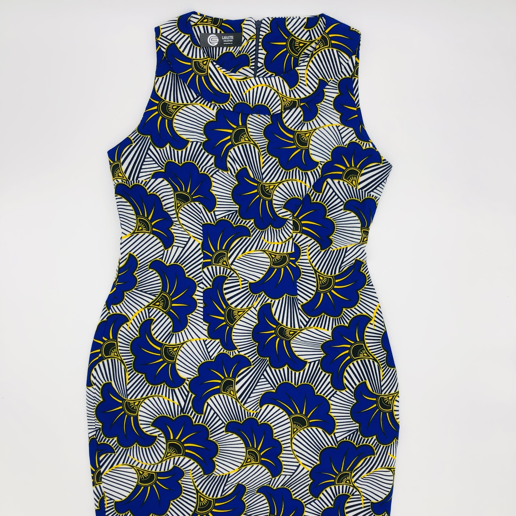 Jacaranda African Ankara Print Shift Dress - Image 8